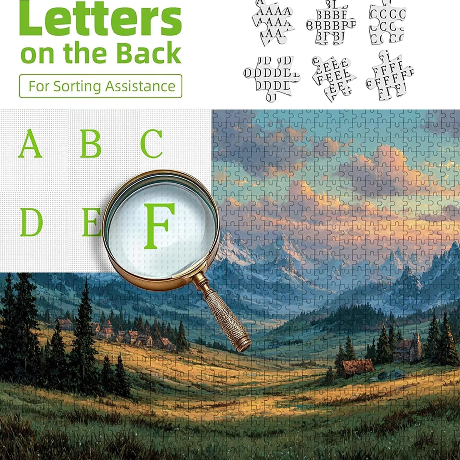 Montagne EnneigéE Puzzle 4000 pièces Adultes, Puzzle Bois 141x87cm, Adultes Jeu éducatif Défi énigme avec Une Boîte d'emballage Exquise, Jeu Relaxant Détente Collection, Cadeau Fille, (Paysage) V-1646
