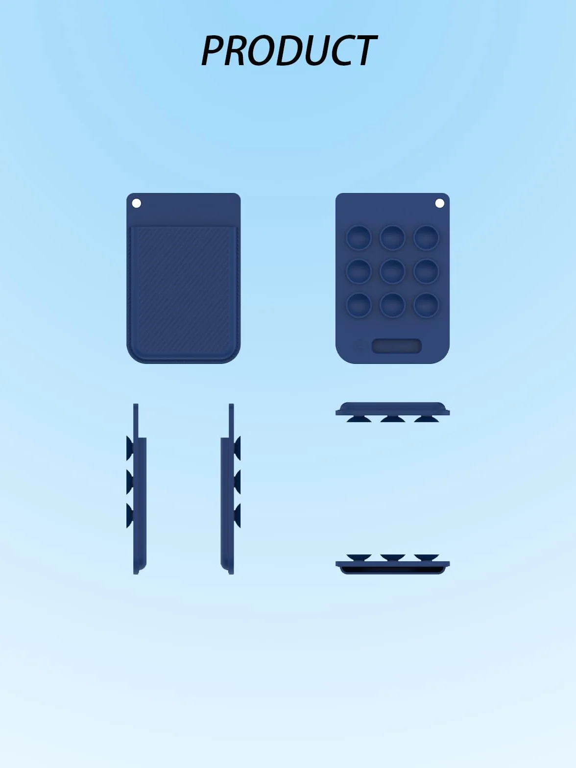 Étui pour enregistreur vocal PLAUD Note AI, lavable, protection antichute, bleu