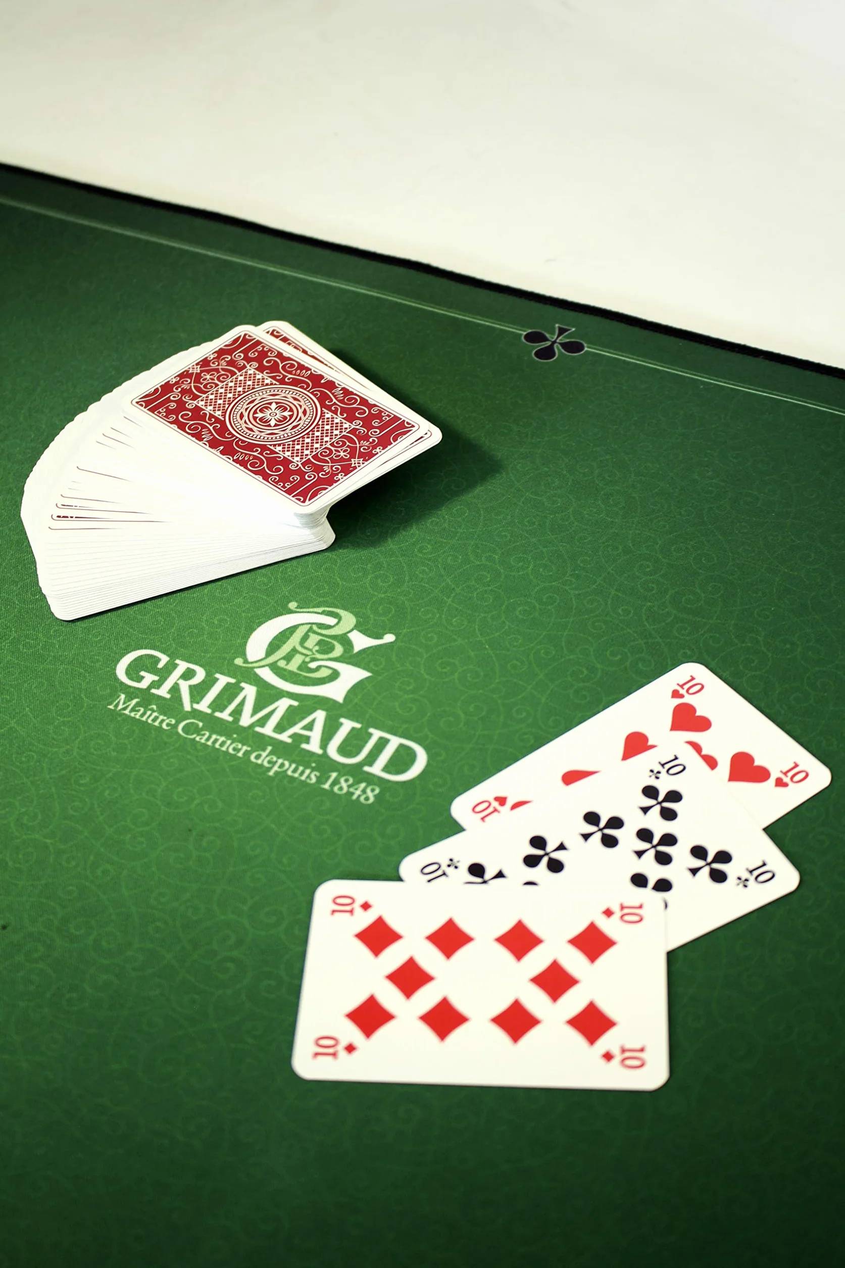 Grimaud Tapis de cartes néoprène 40 x 60 cm Antidérapant Jeu Belote Poker Tarot