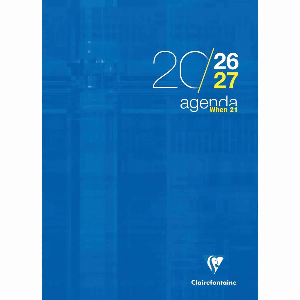 Clairefontaine Agenda When 21 2026-2027 21x29,7 cm 1 Semaine Sur 2 Pages Bleu