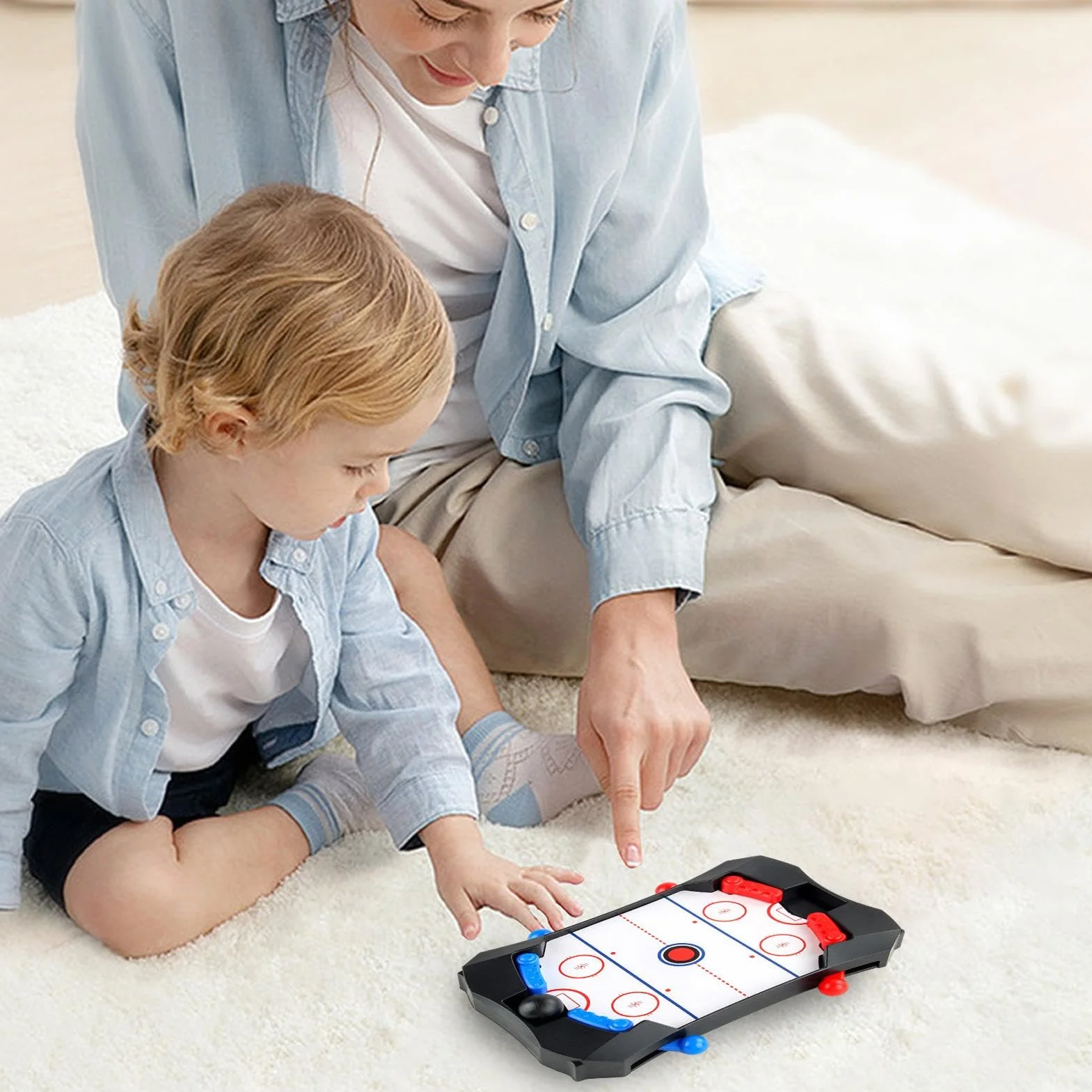 Jeu de Hockey sur Glace sur Table - Jeu de Compétition Sportive Interactif