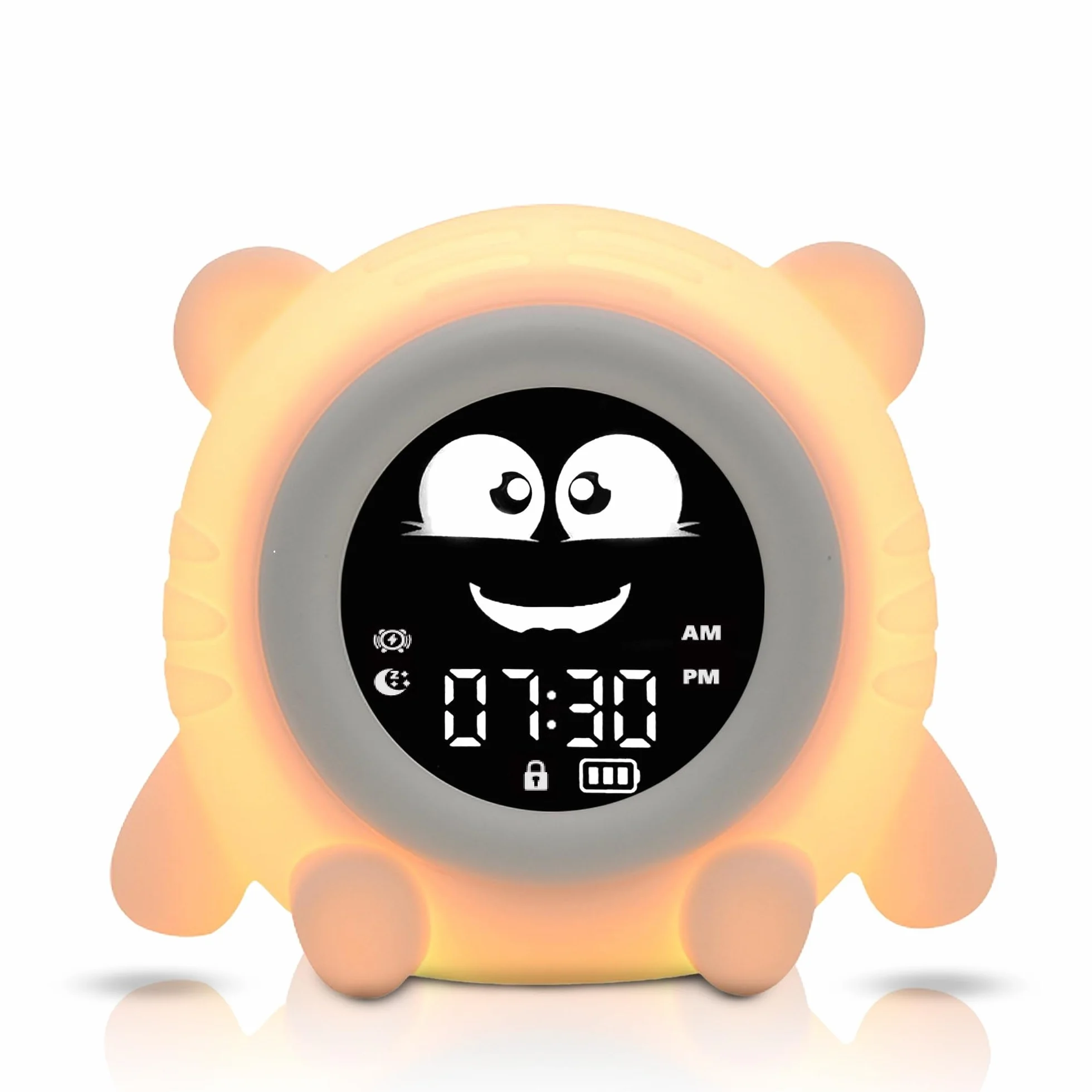 ANTIKOLOR Reveil Enfant éducatif Jour Nuit - Horloge Apprentissage Fille et Garcon - veilleuse bébé - dés 3 Ans