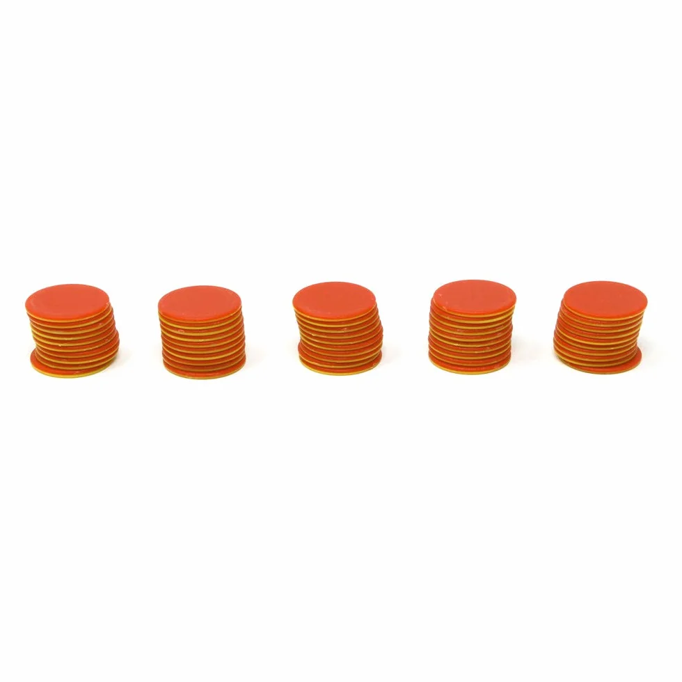 Learning Resources Lot de 100 Jetons Colorés 25 mm Plastique Durable pour Jeux de Société Montessori Maths