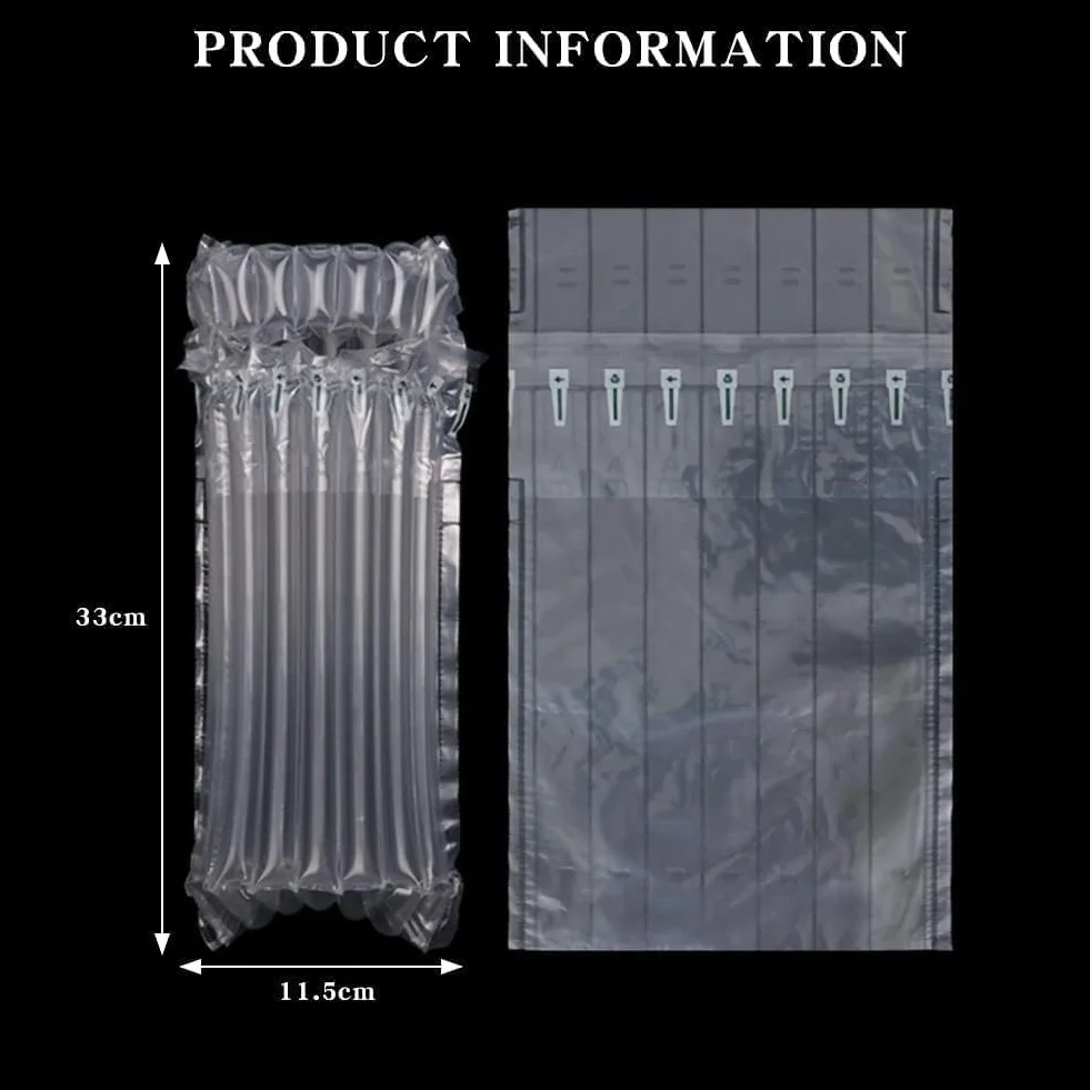 Lot de 10 protections pour bouteilles de vin et sacs gonflables avec pompe à air