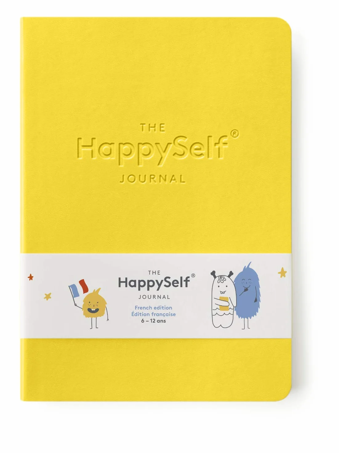 HappySelf Journal Quotidien 6-12 Ans Édition Française Enfants Jaune