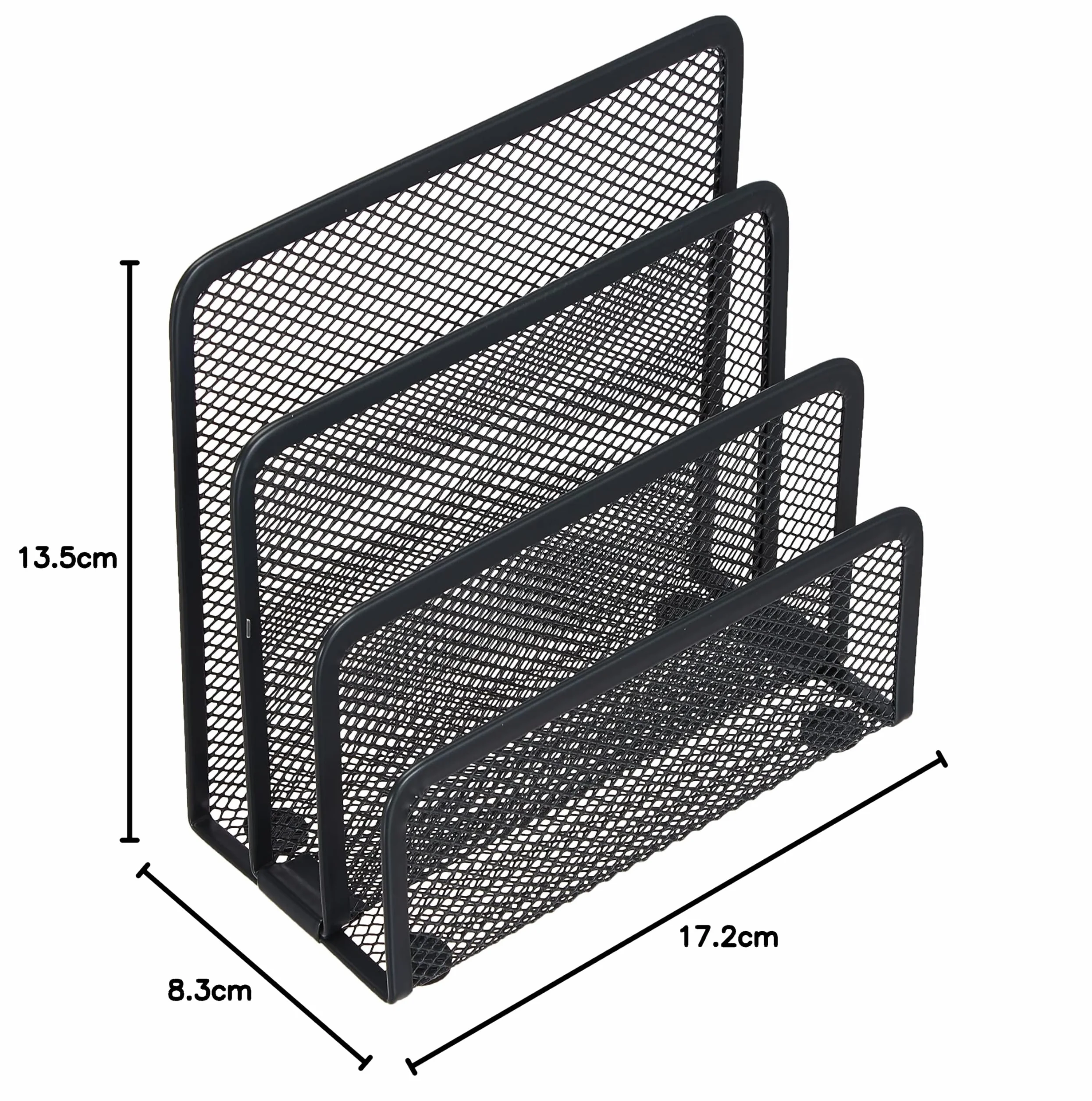 Zeller Trieur de courrier 17,2x8,3x13,5cm Anthracite