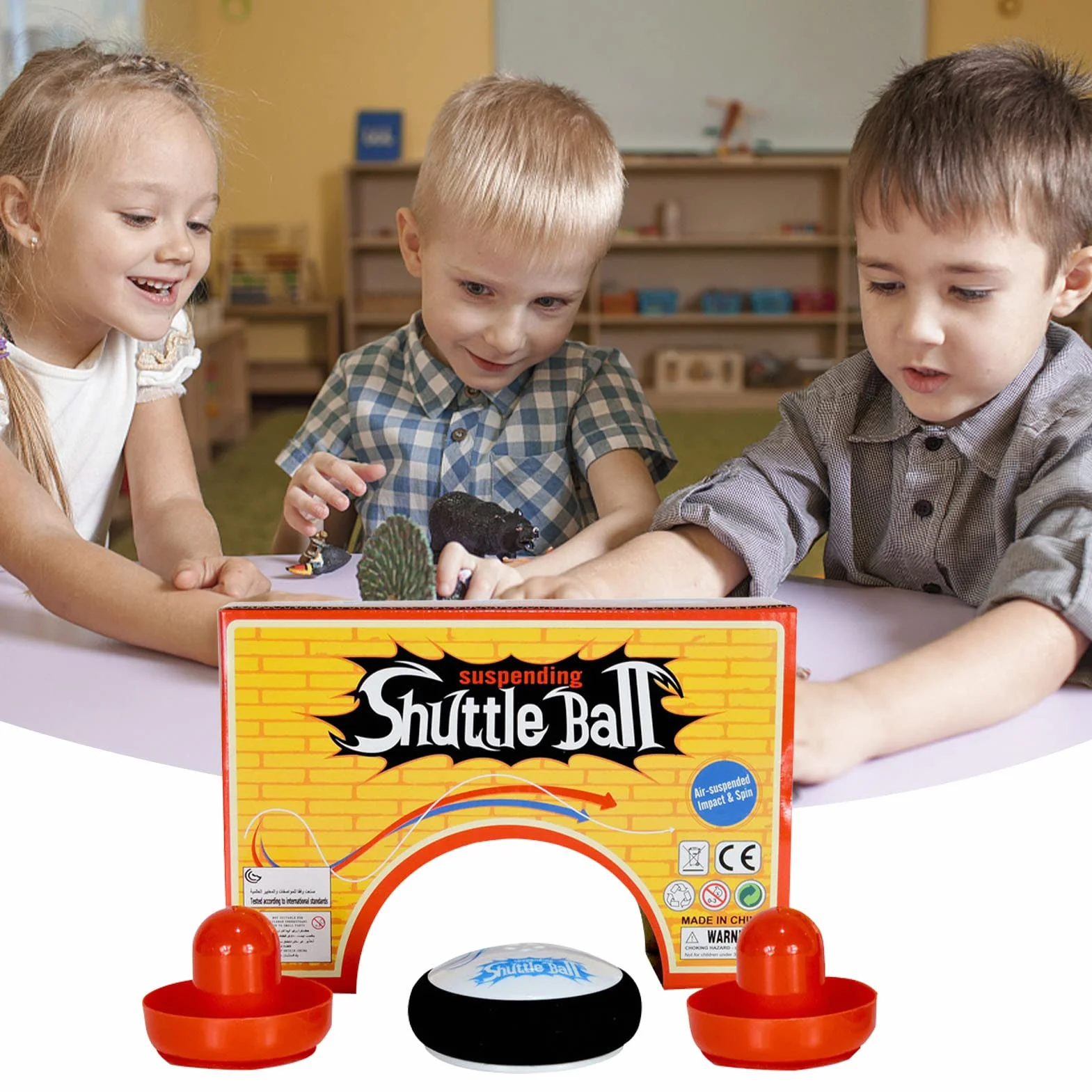 Jeu de Hockey sur Table, 2 attaquants et 2 palets, Portable, Arcade léger