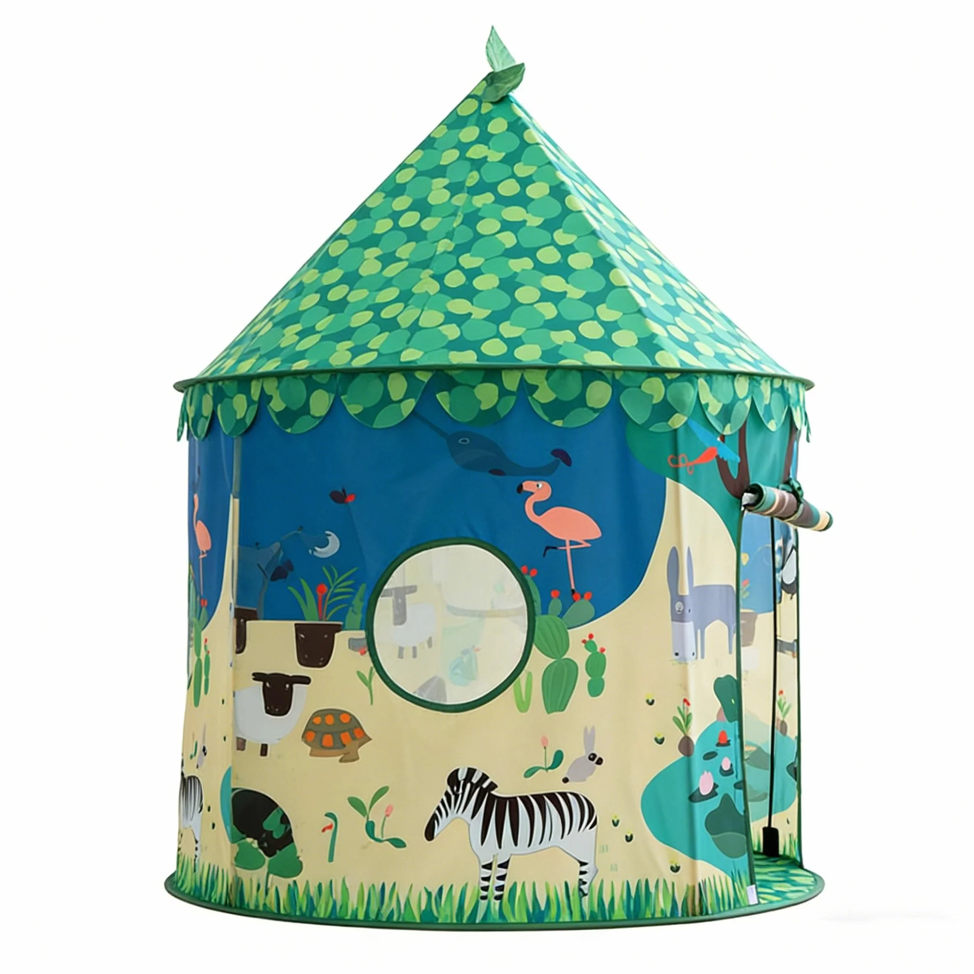 Tente de Jeu Tipi pour Enfants, Tente Pop-up Intérieur Extérieur, Maison de Jeu Yourte