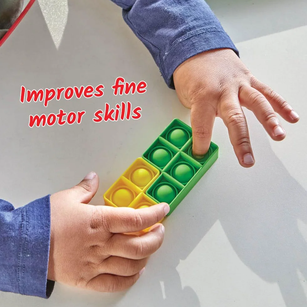 Learning Resources Popper Sensoriel à Bulles pour la Numératie Précoce, Jouet Multisensoriel de Compter, Addition et Soustraction, Cadeau 3-5 Ans