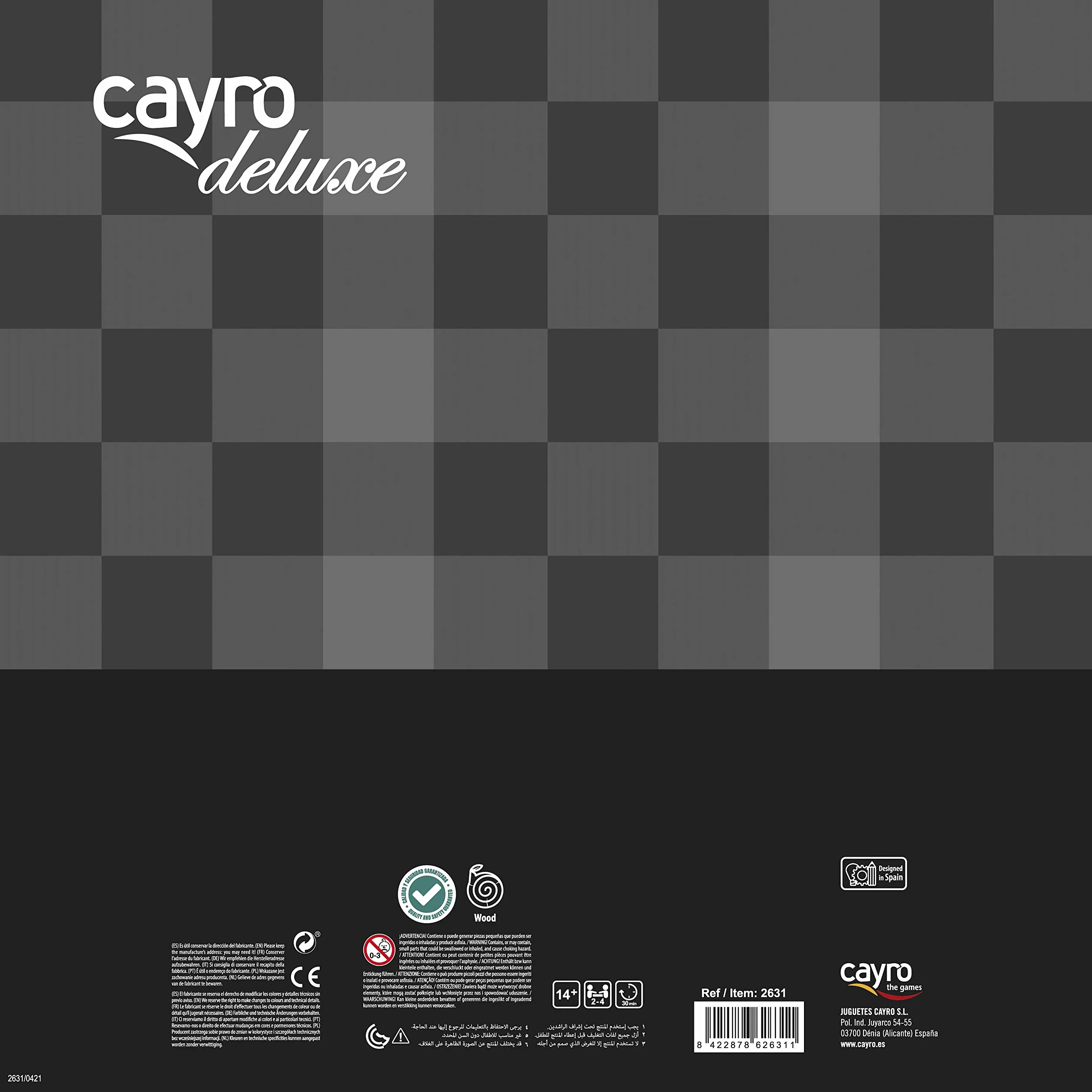 Cayro - 2631 - Jeu De Plateau - Petits Chevaux De Luxe