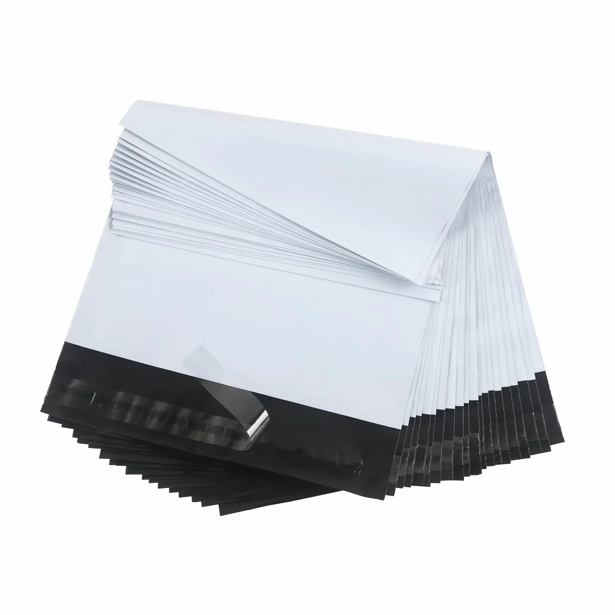 Emballage Colis Vinted Grand Sacs D'expédition Plastique 40cm*60cm Imperméable Auto Adhésive Opaque 10pcs Blanc