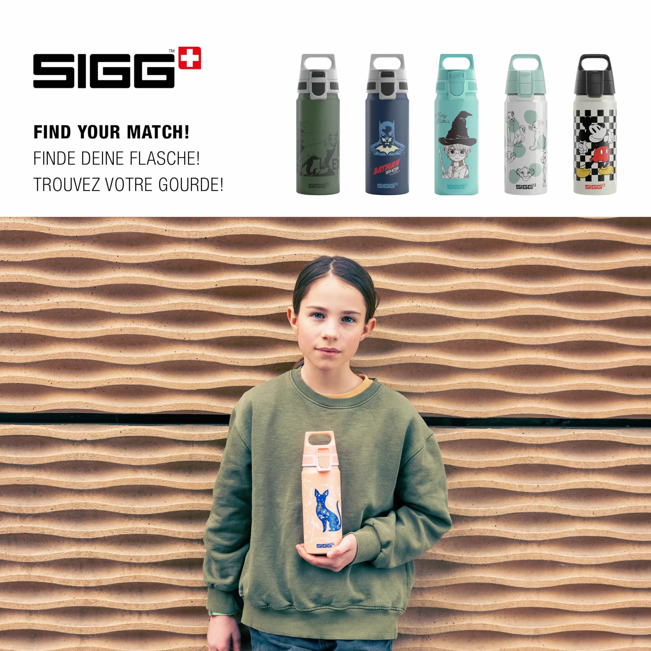 SIGG WMB ONE Gourde Enfant Aluminium 0,6L Étanche Sans BPA