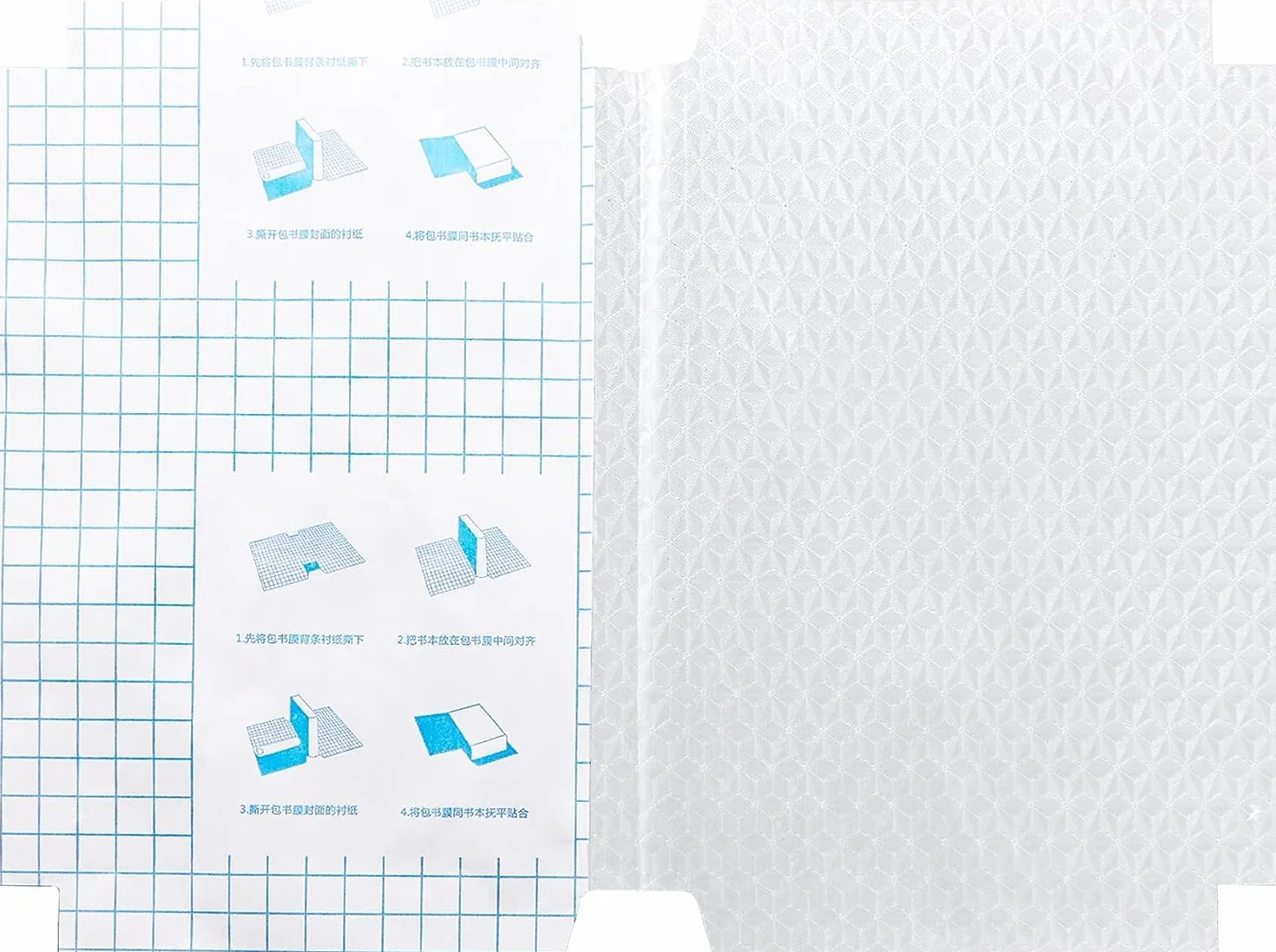 EULANT 10 Pièces Couvertures de Livres Adhésifs Film de Protection Imperméables A4