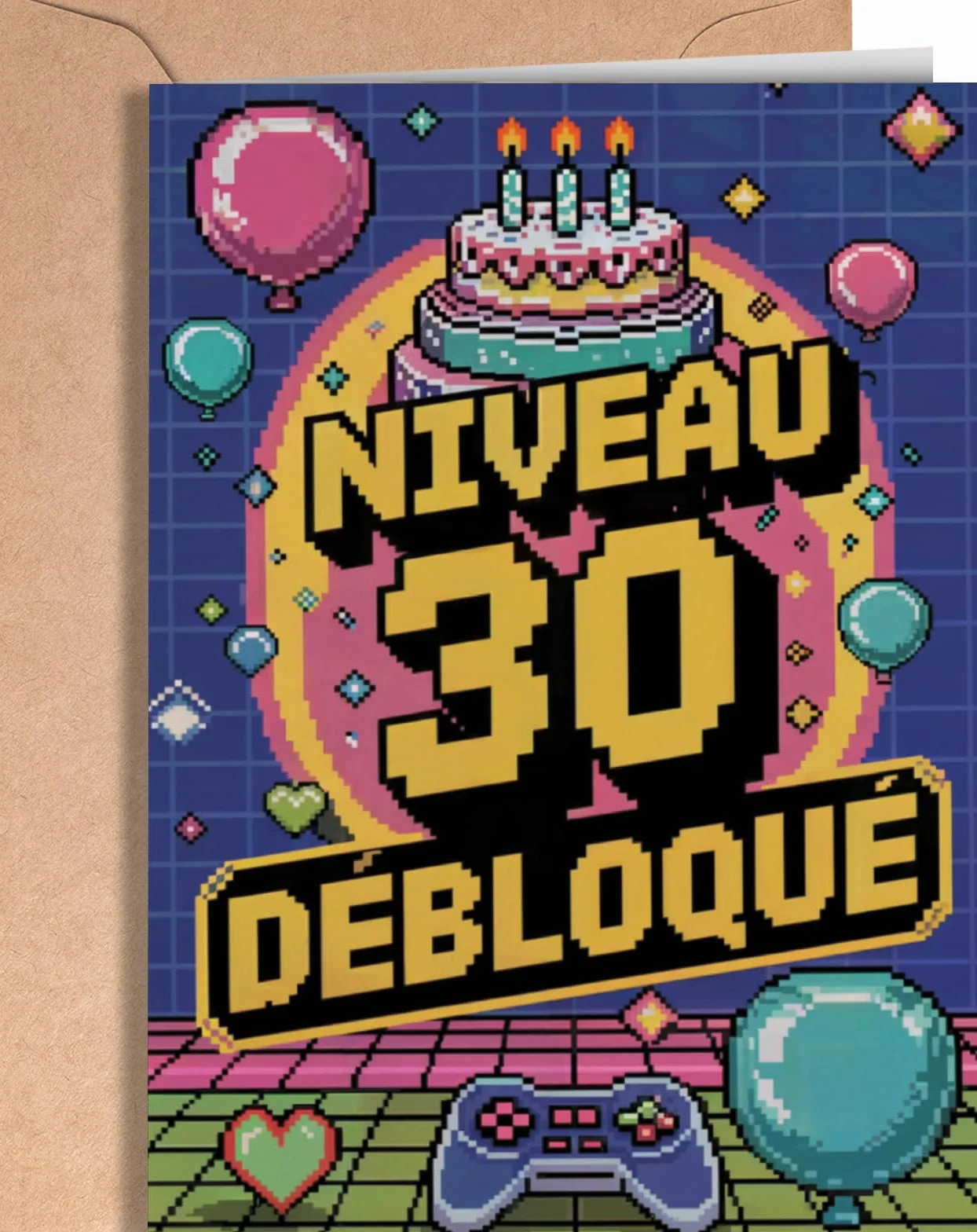 Carte Anniversaire 30 Ans Fille Garcon - Cadeau 30 Ans Femme Homme - Joyeux Anniversaire Deco