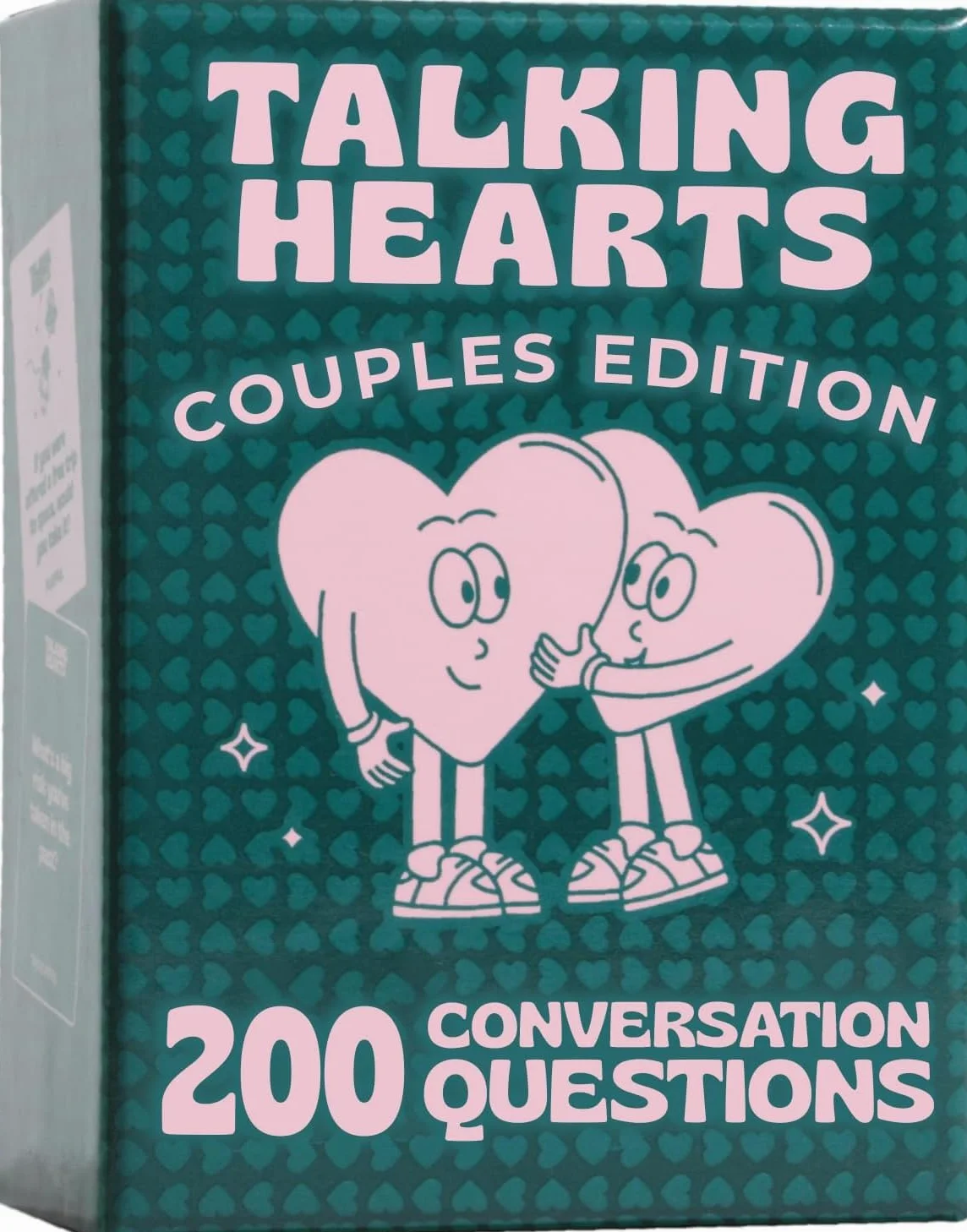 Talking Hearts Carte de conversation – Jeu de cartes pour couple pour rendez-vous amoureux et aventures de voyage | Excellent cadeau pour les couples – 200 questions