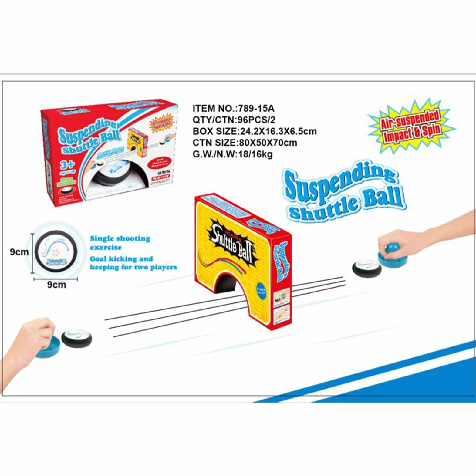 Jeu de Hockey sur Table, 2 attaquants et 2 palets, Portable, Arcade léger