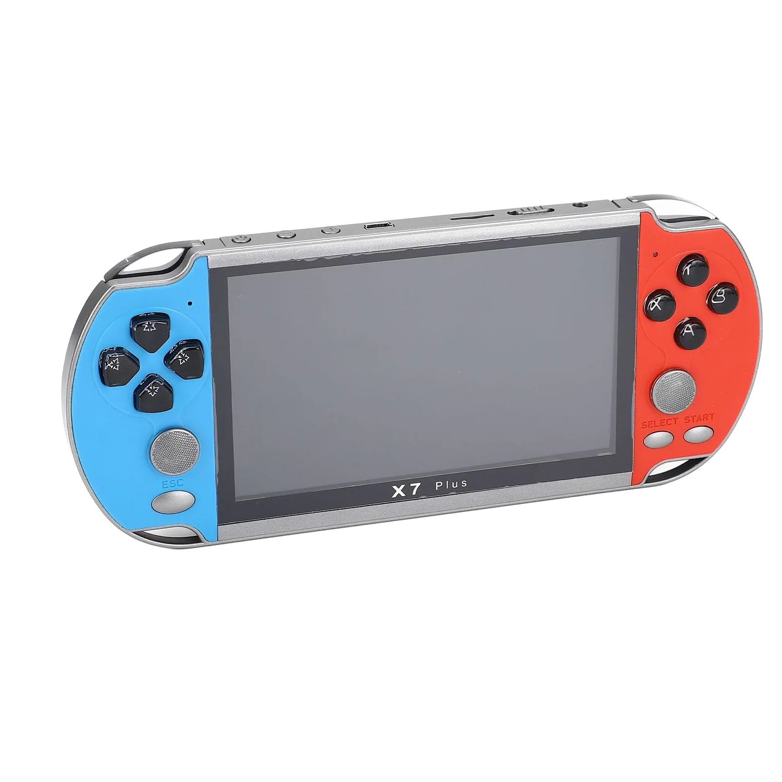 Console de Jeu Portable Dispositif de Jeu Portable Rechargeable avec écran de 5,1 Pouces 8 Go de Mémoire Interne Multi-Vintage pour Les Jeux sans Fin