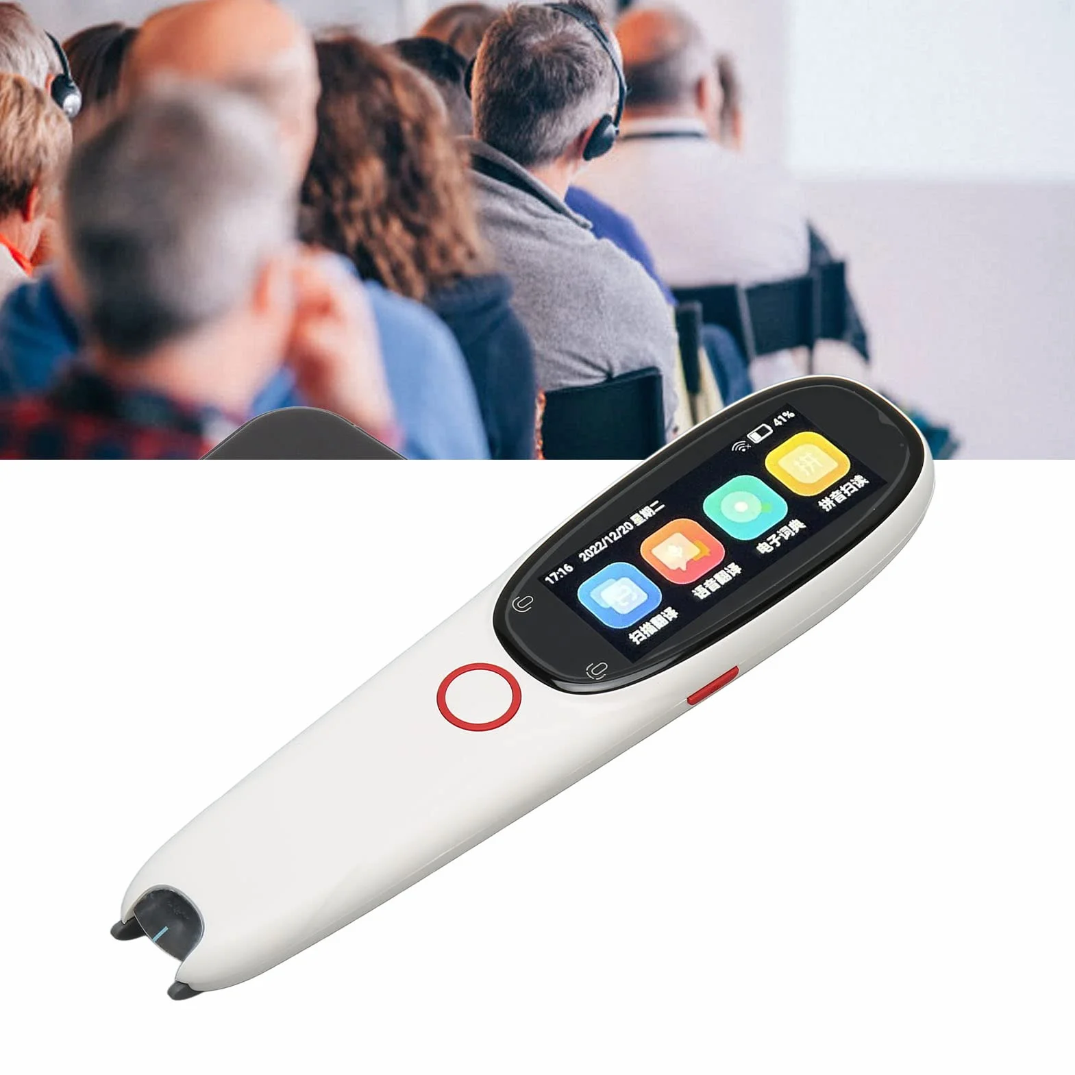 Traduttore Vocale Portatile Penna di Traduzione Intelligente 134 Lingue WiFi Mini da Viaggio