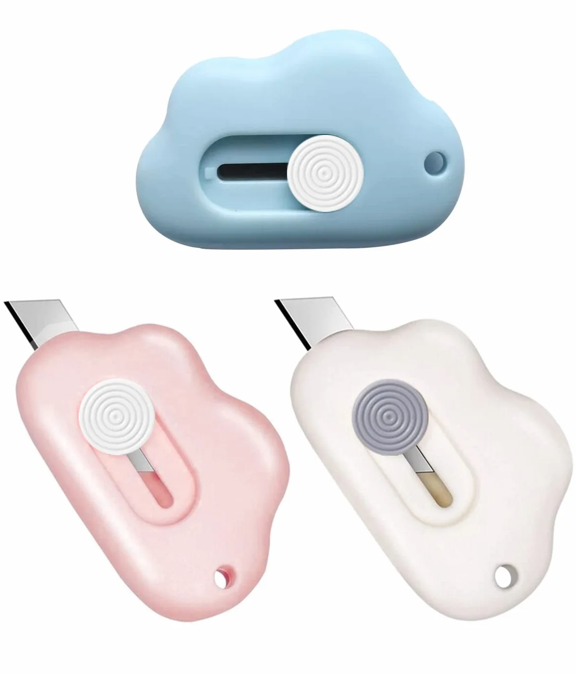 Couteau de papeterie, Box Cutter, Ouvre-lettre, Mini coupe-papier portable, 3PCS