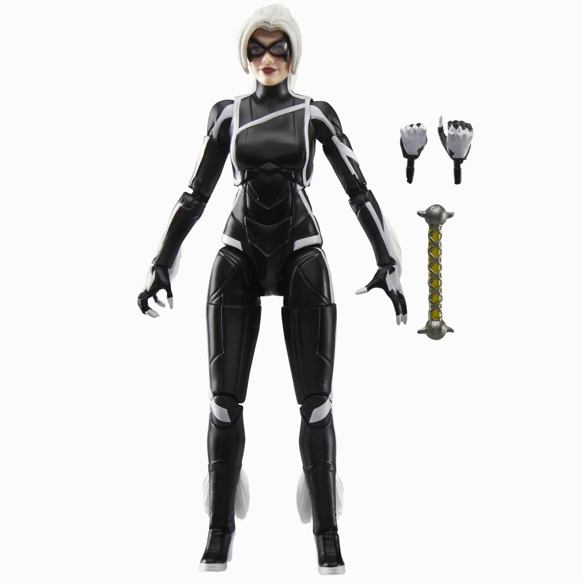 Marvel Legends Series Gamerverse Black Cat Felicia Hardy Action Figure | Figurine inspirée de Spider-Man 2 de 15,2 cm, 3 accessoires, 20 pièces et plus, à partir de 4 ans