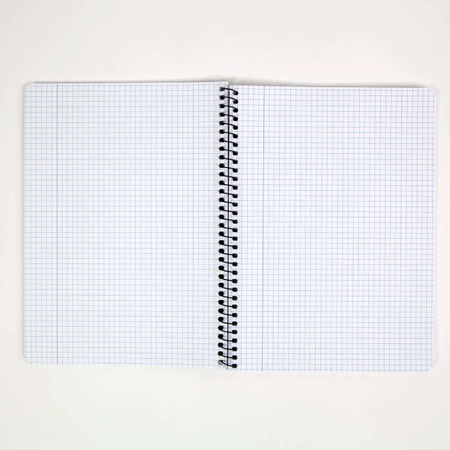 Lot de 5 cahiers A5 à carreaux 4x4, couverture souple, 80 feuilles, couleurs assorties