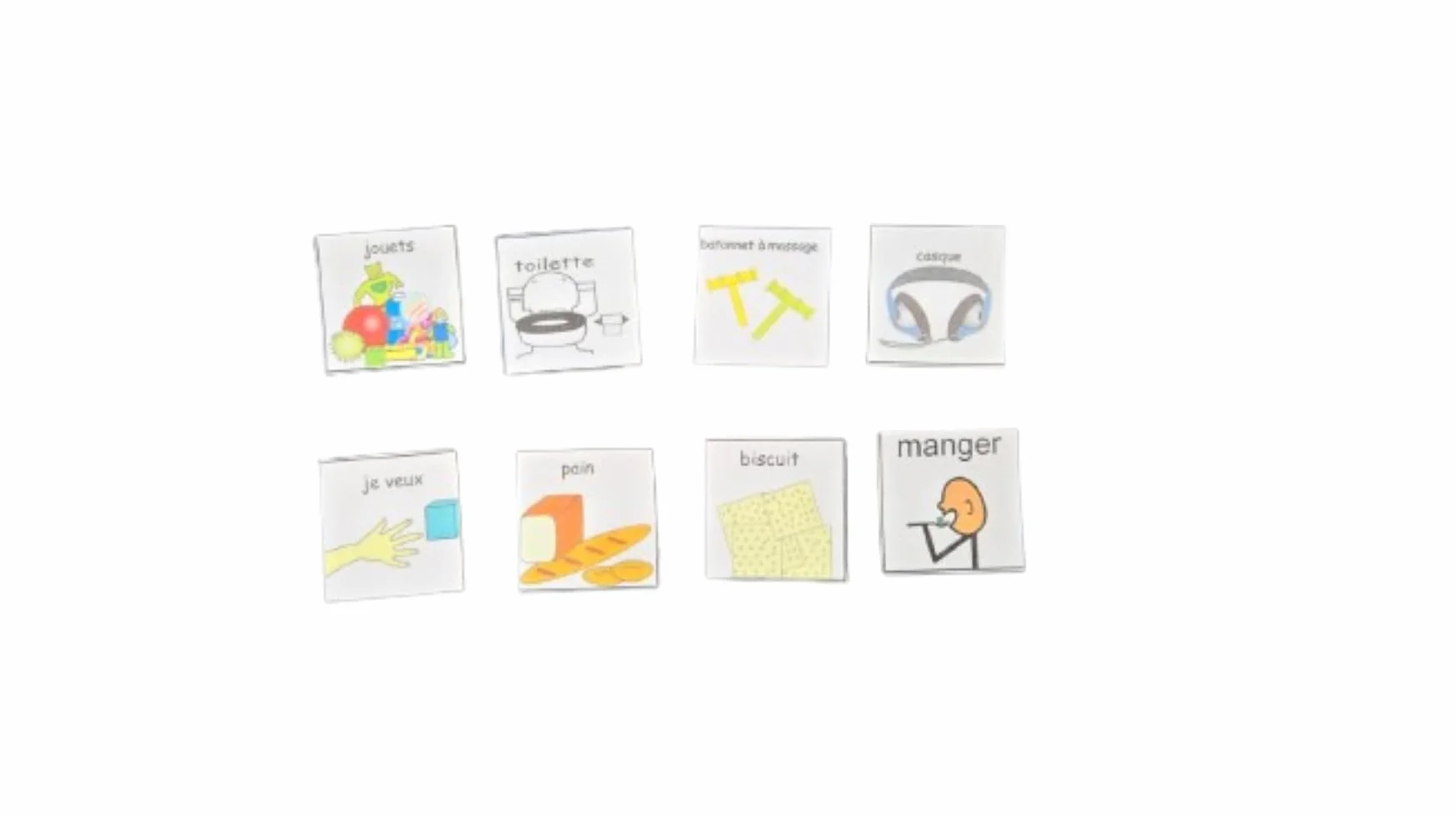 Makaton Classeur de Communication par Pictogrammes TSA TDAH Support Visuel Autisme