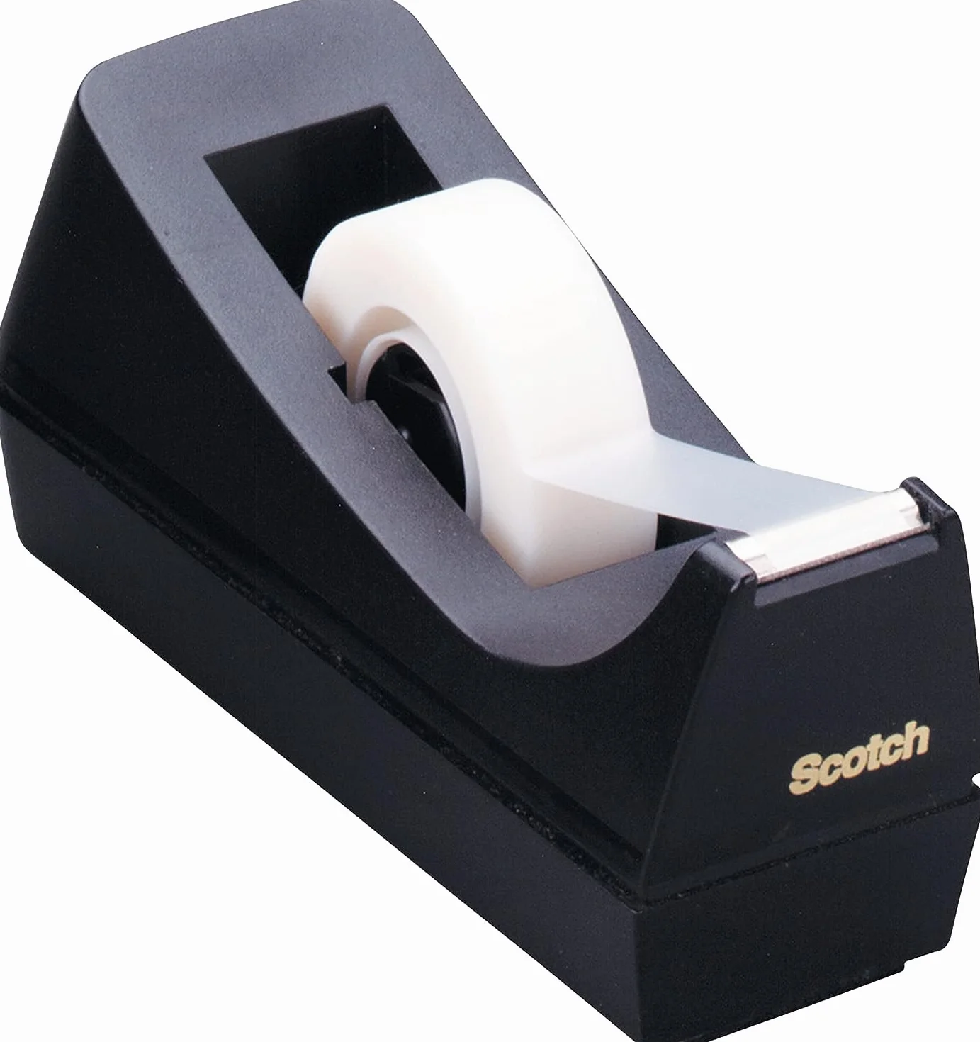 Scotch Distributeur de Ruban Adhésif Rechargeable C38, Noir