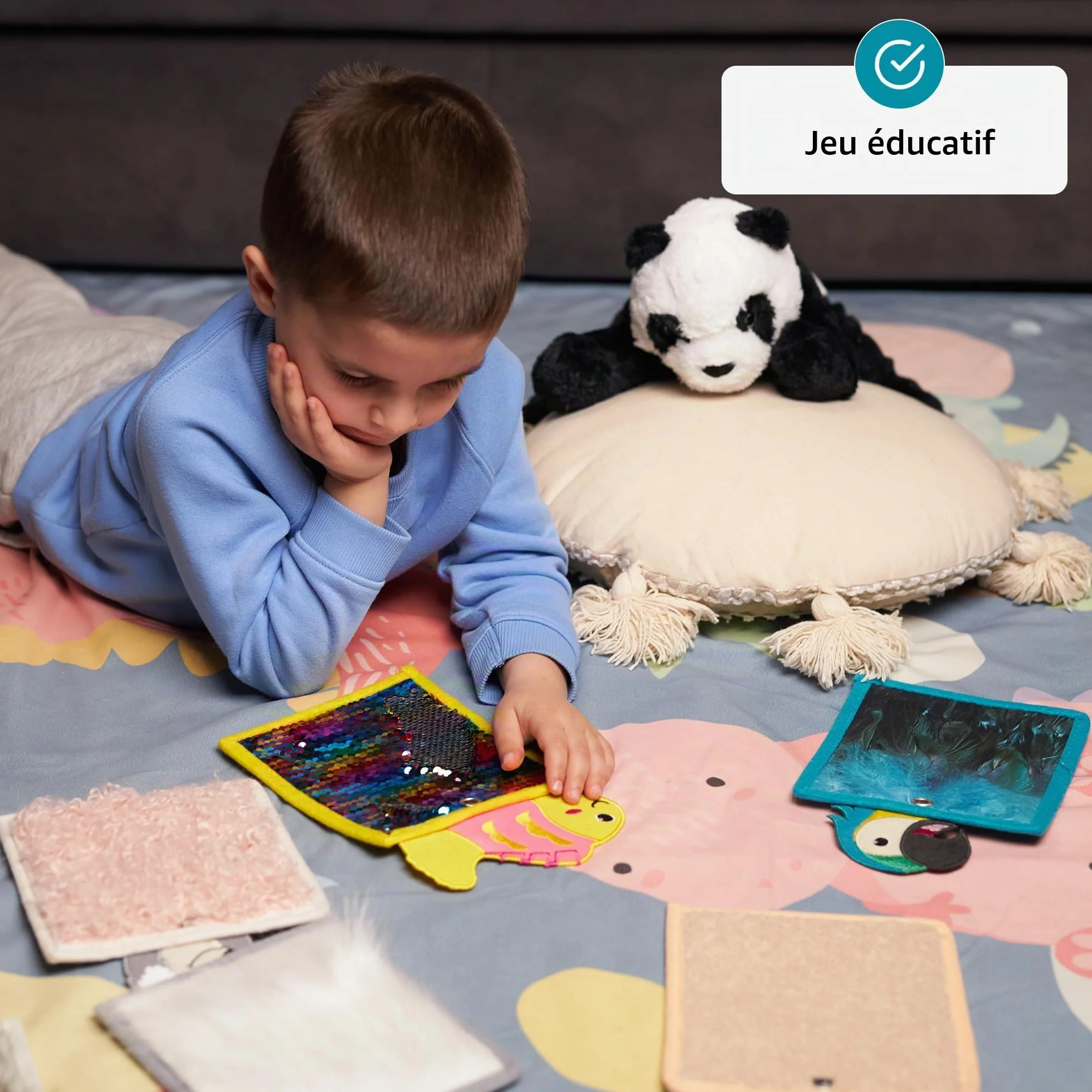 Tapis Sensoriel Texture Enfants Dalle Sensorielle pour Enfants Autistes