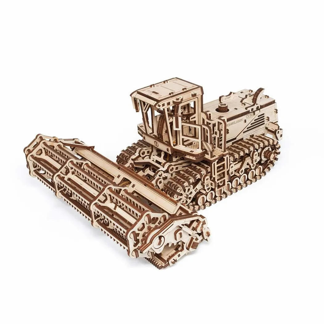 EWA Eco-Wood-Art – Puzzles 3D en Bois pour Adolescents et Adultes - Mower - Kit DIY, sans Colle – 963 Pièces