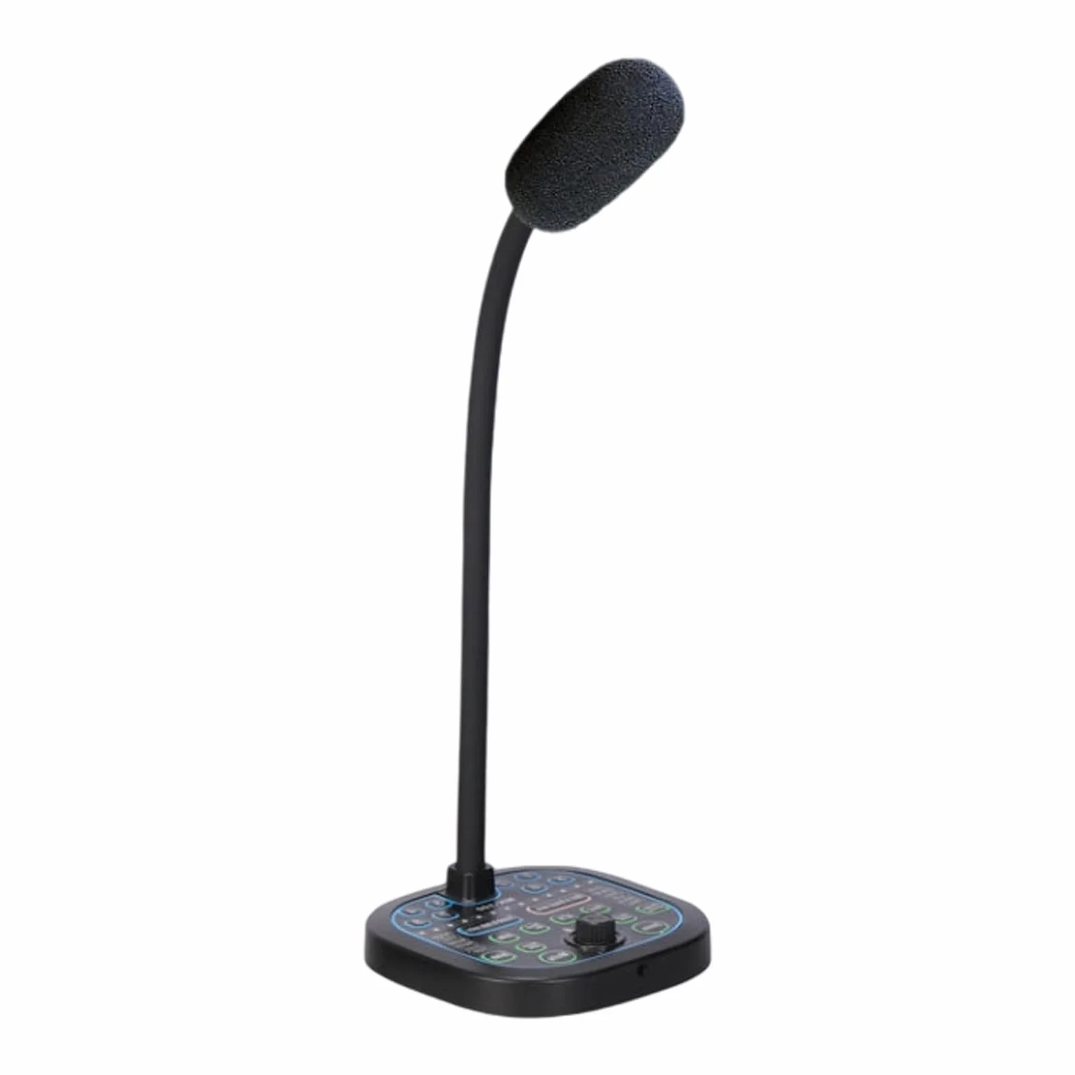 Morain Changeur de voix en temps réel 16 modes sonores micro Plug and Play 16 bits/48 kHz pour jeux mobiles streaming chat
