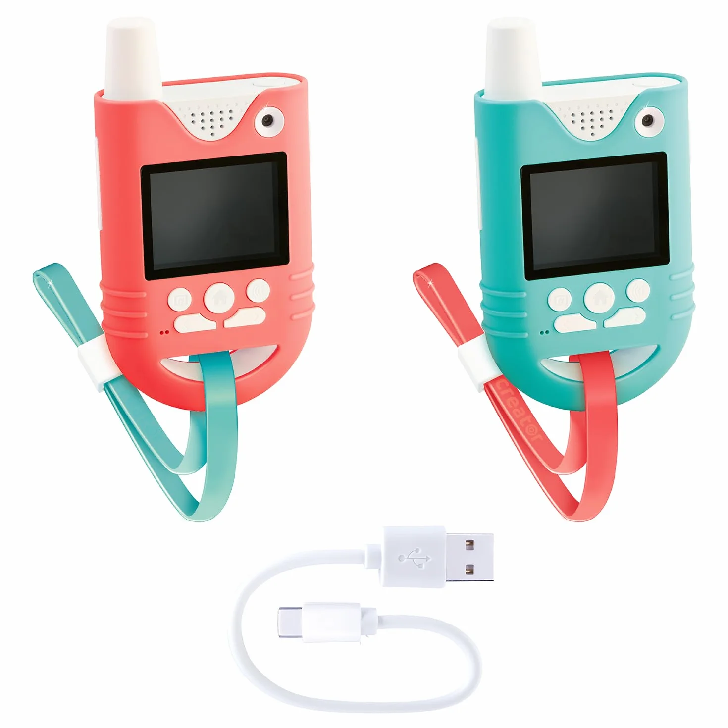 Canal Toys Kit Talkies-Walkies 2 en 1 Vidéo Enfant 300M 20 Effets 5 Voix INF 042