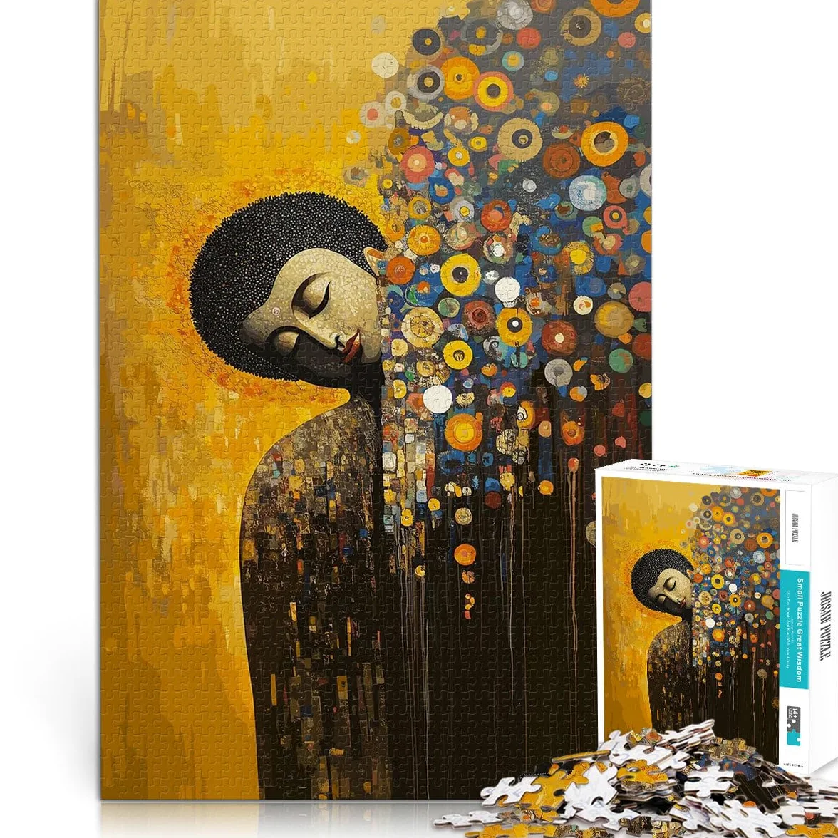 Puzzle Adulte 2000 pièces Bouddha présent Aidez Le Cerveau à exercer des Jouets addictifs pour cultiver la Patience Une œuvre d'art 70x100cm