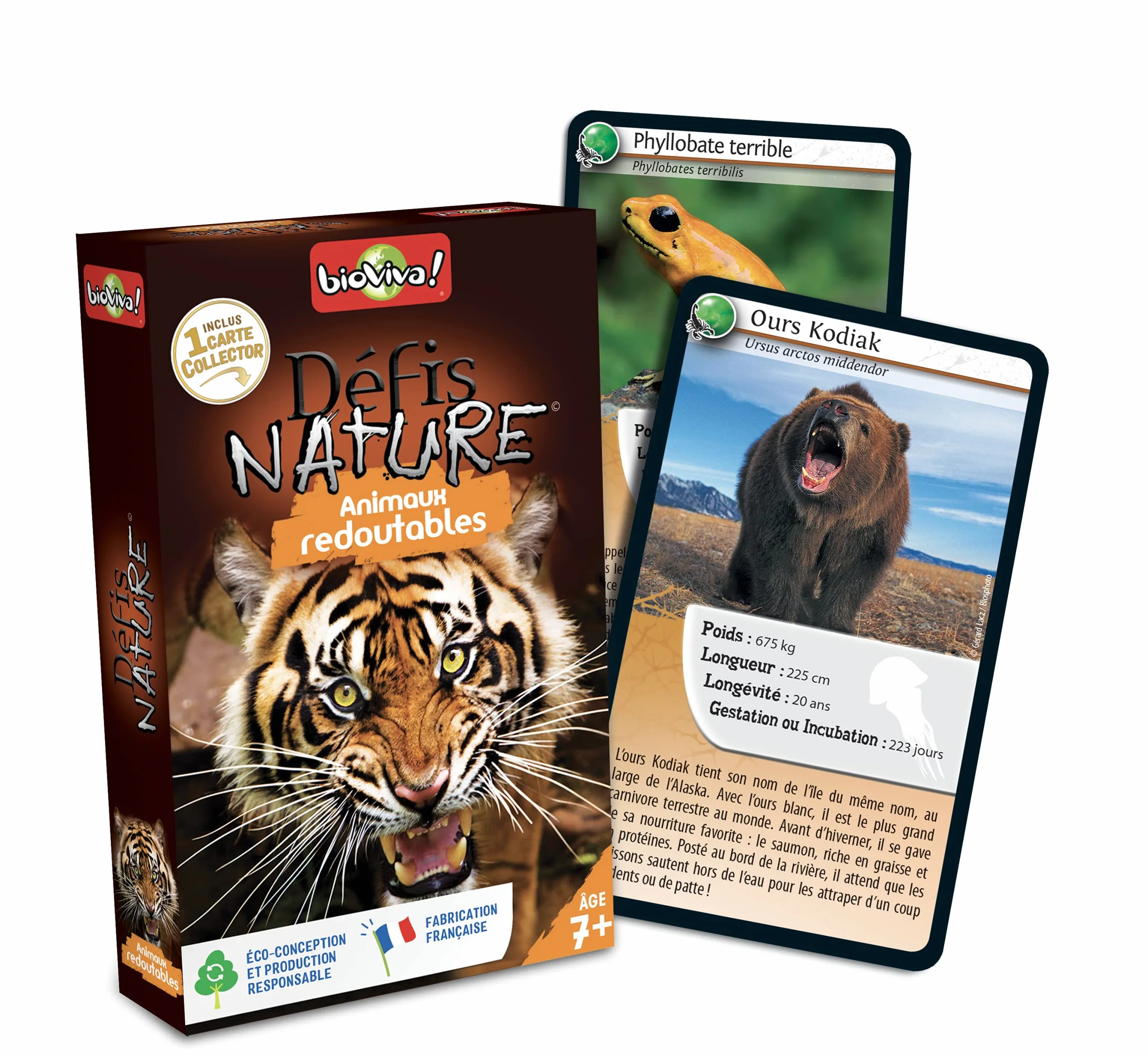 Jeux de Cartes Défis Natures - Animaux Redoutables