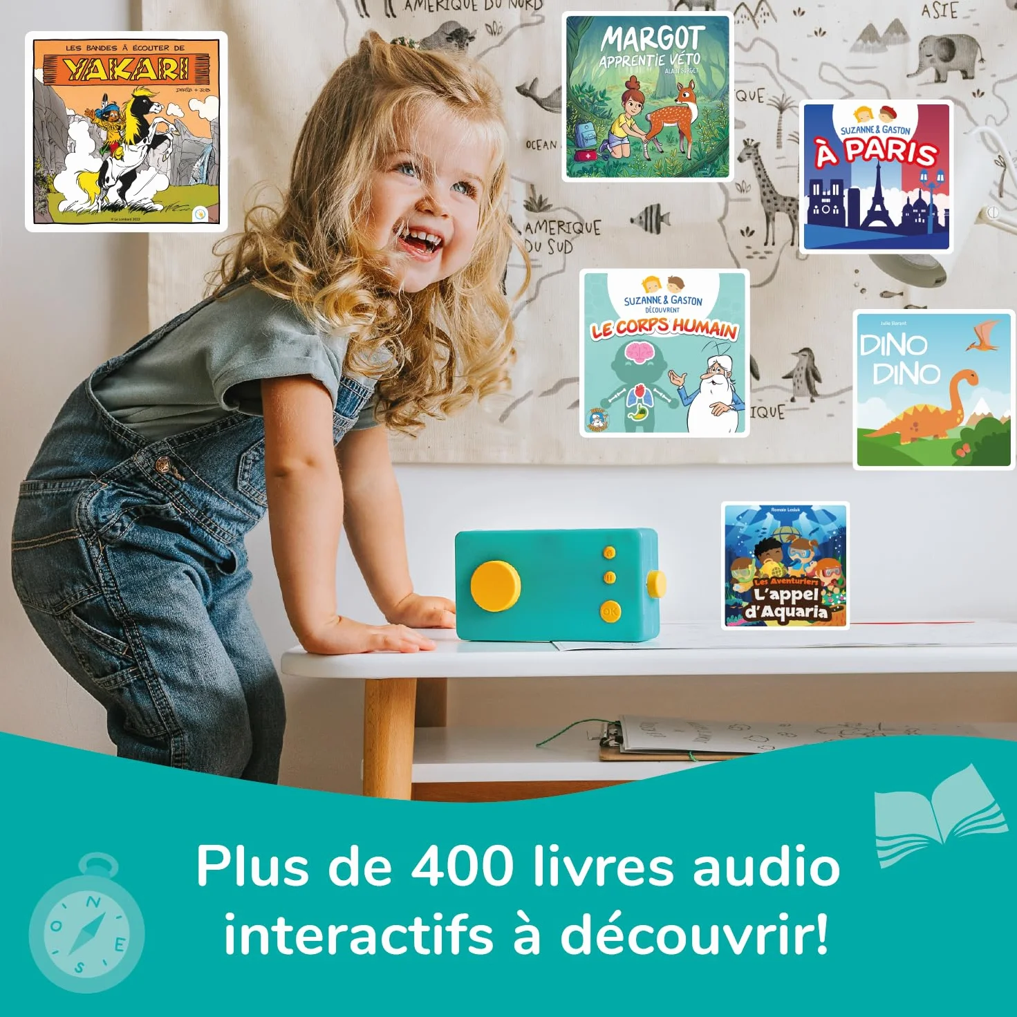 Lunii Pack 3 Livres Audio interactifs Enfant 5 Ans Histoires 30 Histoires 4h23