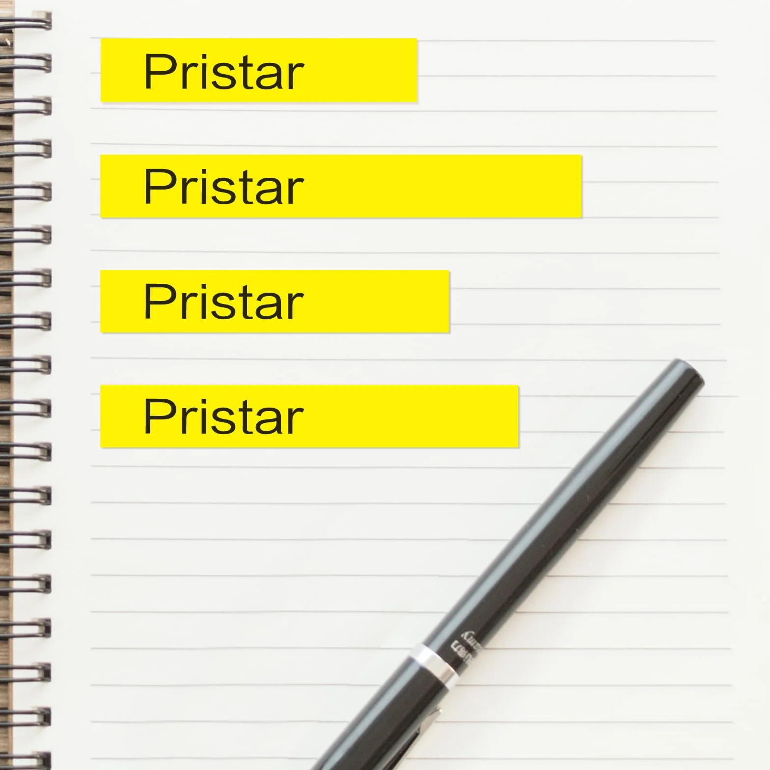 Pristar 12mm Compatible Brother TZe-631 TZ-631 TZe631 Ruban Noir sur Jaune Laminé pour P-touch