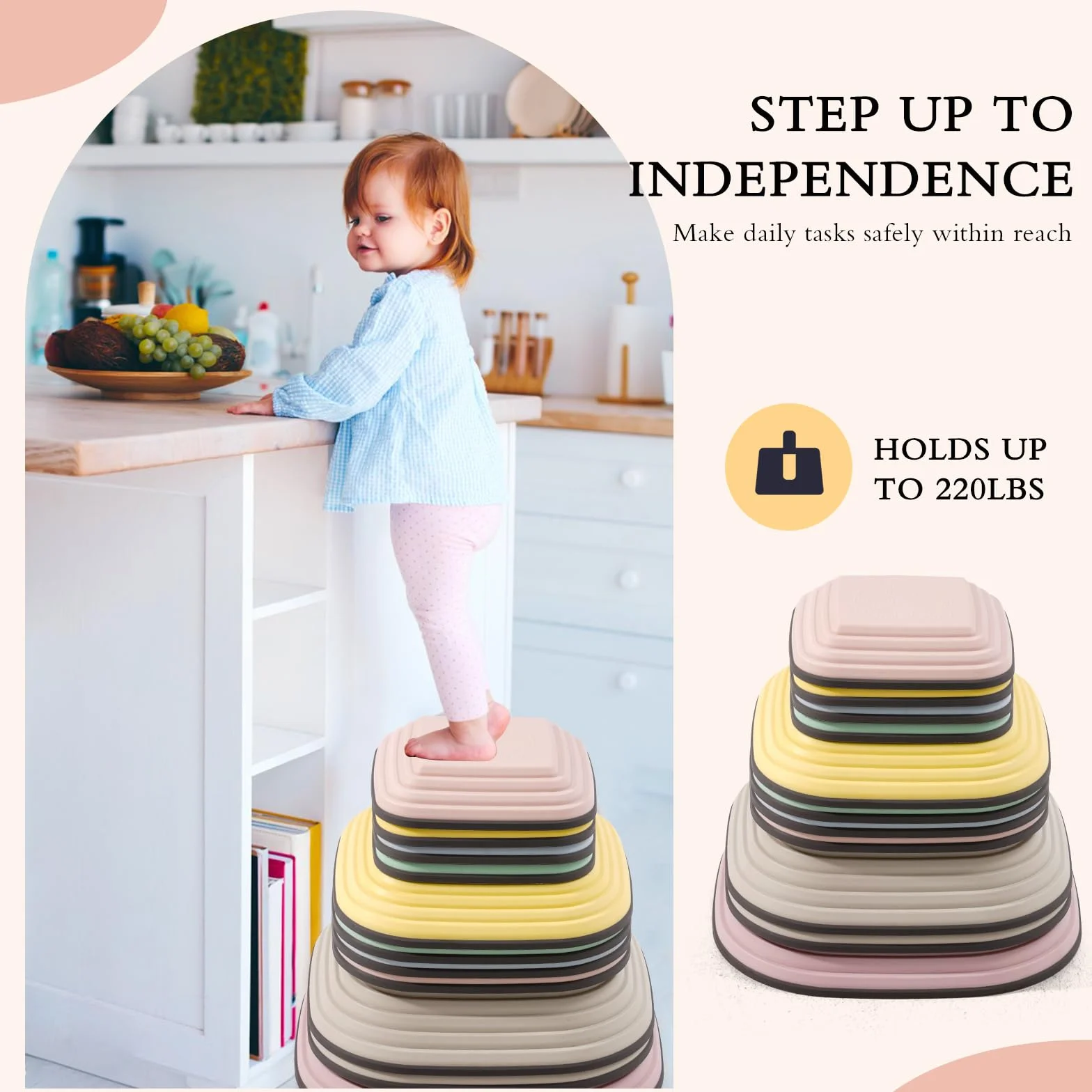 D'équilibre pour Enfants 11 PCS Antidérapant Stepping Stones Sensorielles Intérieur Extérieur Parcours de Motricité 3-8 Ans