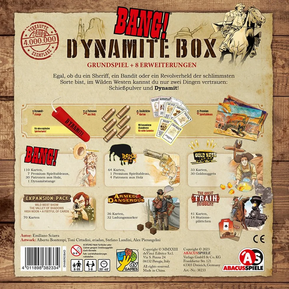 ABACUSSPIELE 38233 Jeu de cartes