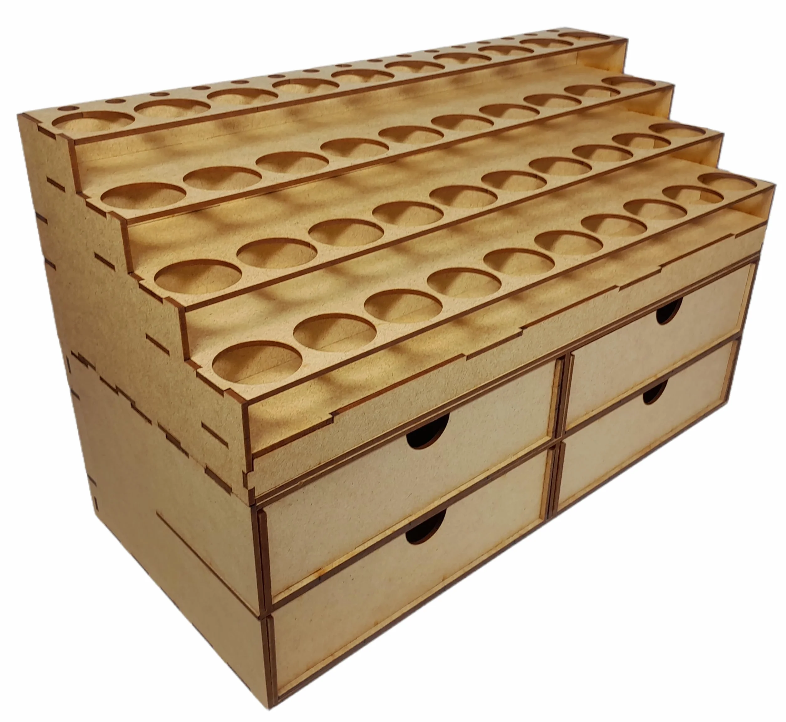 Rangement Peintures Citadel 40 Pots 16 Pinceaux 4 Grands Tiroirs Support Peinture Warhammer 40K