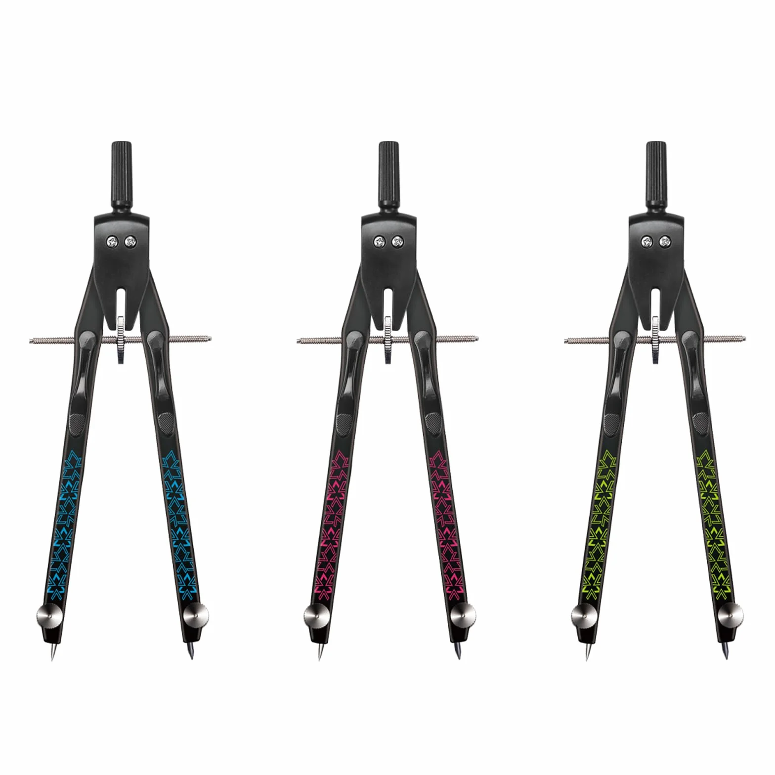 KEYROAD Compas en métal 1 pièce Multicolore Réglage rapide