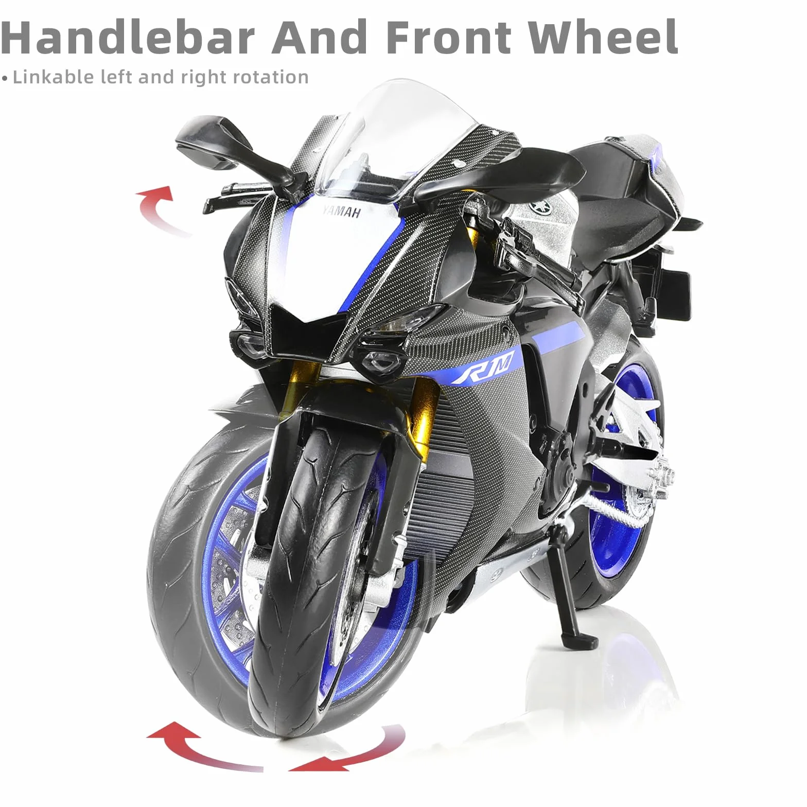 Moto Jouet Die-Cast Métal 1/12 Compatible Yamaha Modèle Collection Cadeau Garçons