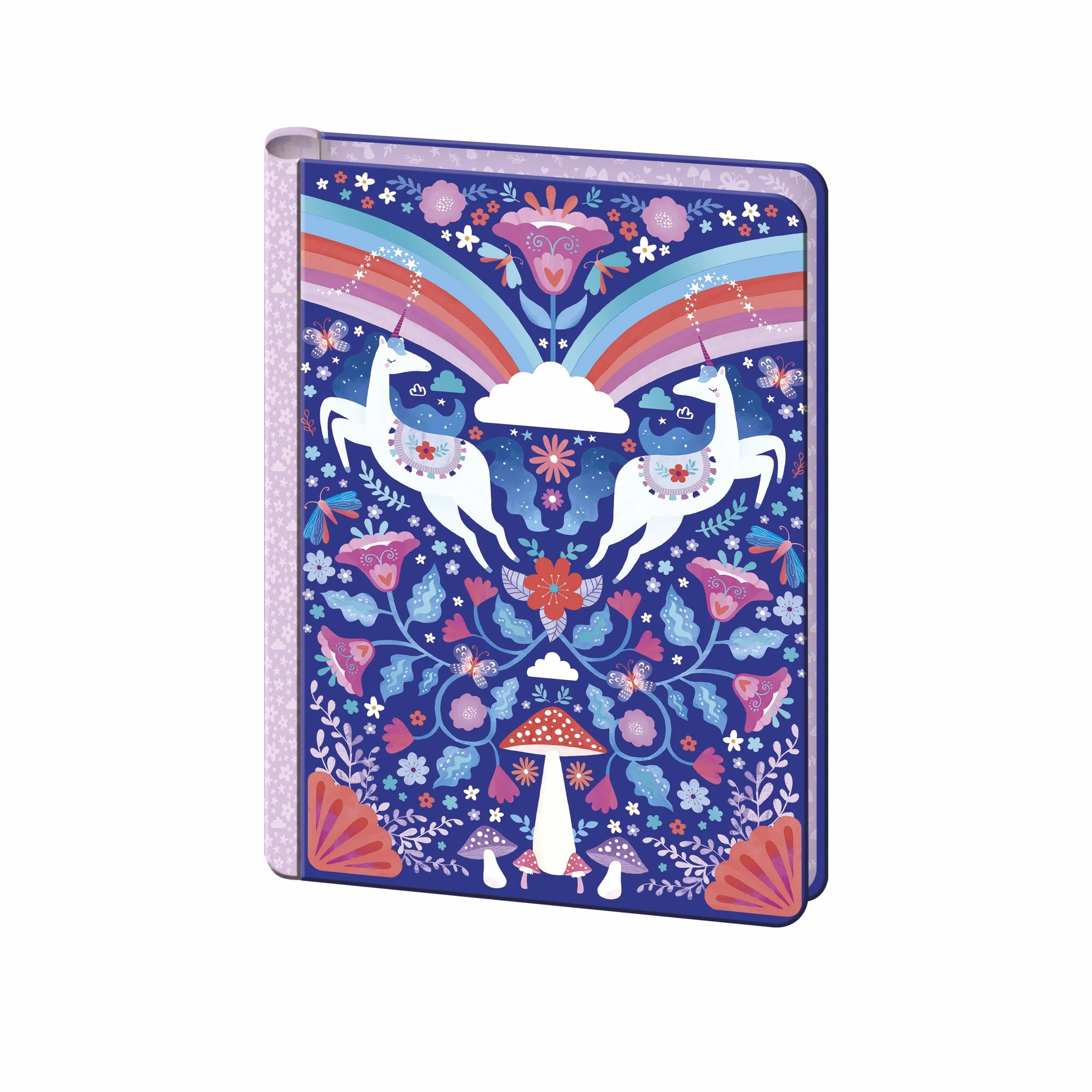 Janod Set d'Invitations Licorne 8 Cartes 8 Enveloppes 1 Planche Autocollants - Invitation Anniversaire 6 Ans+