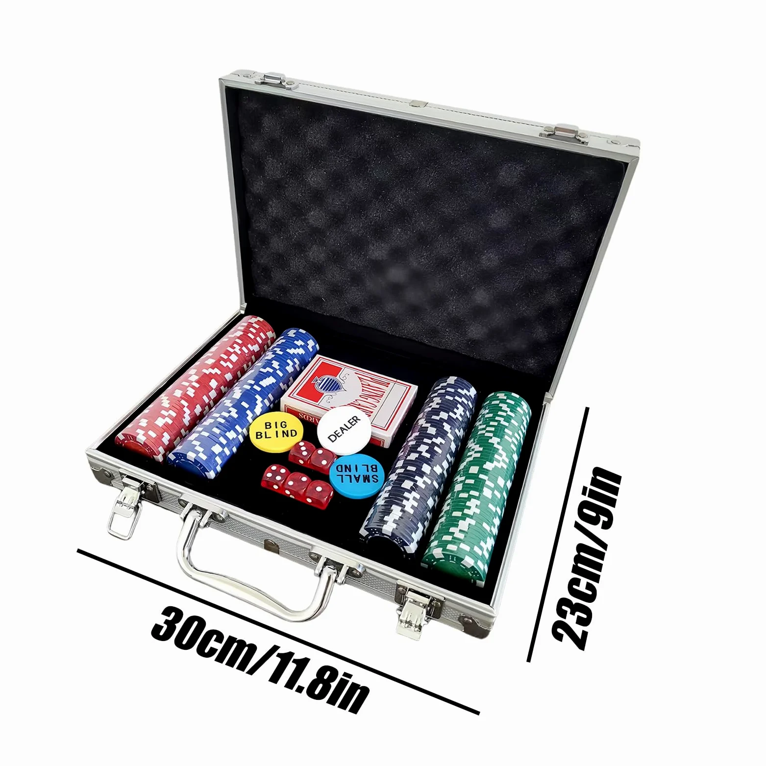 Coffret Jetons Poker Avec Mallette Sans Faciale Soirées Joueurs Passionnés | Jetons De De Société Pour Maison Voyages Soirées Familiales Femmes Hommes Adultes Enterrements De Vie De Garçon Salle