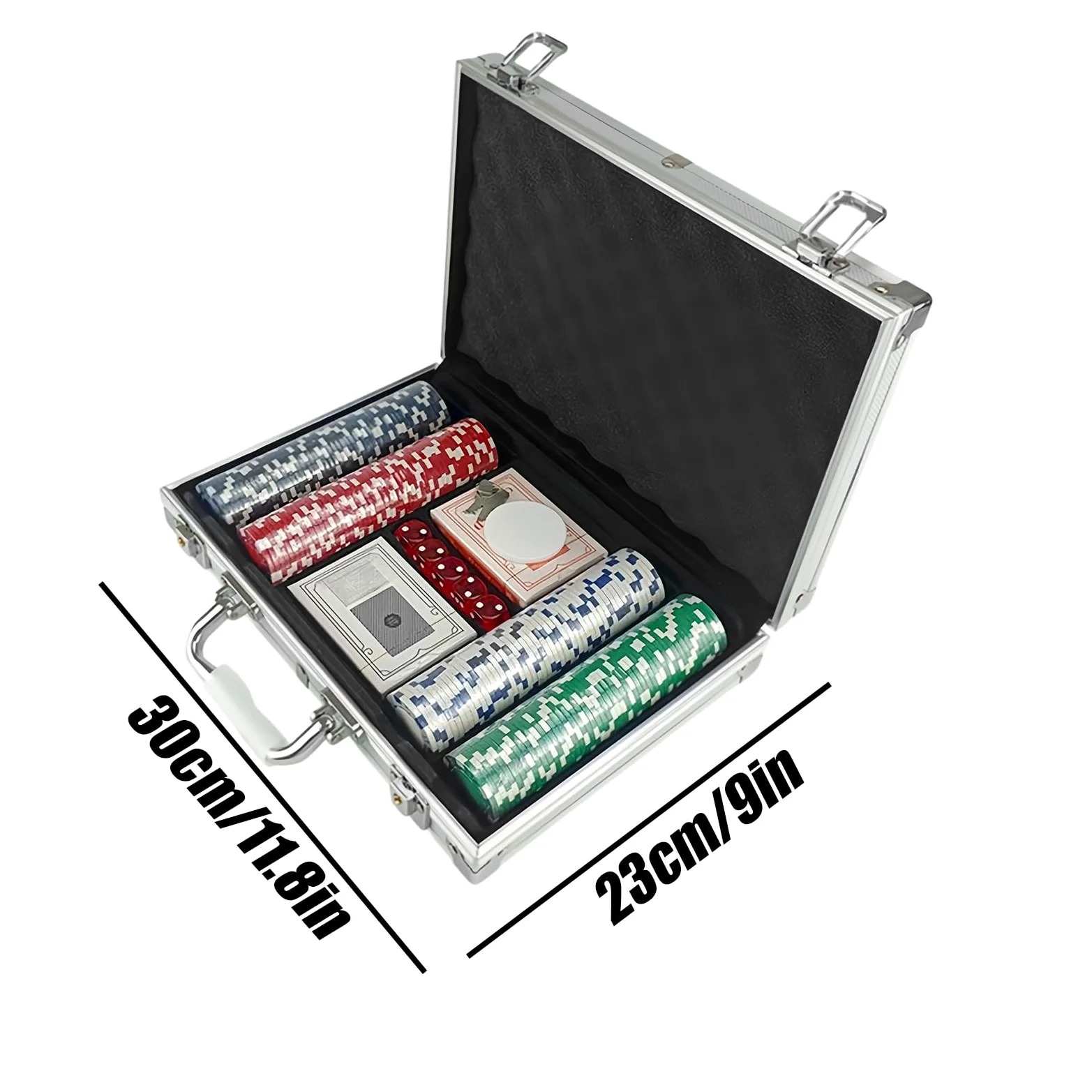 Kit Poker sans Faciale Soirées Joueurs Passionnés x | Jetons De De Société Pour Amateurs Collectionneurs Organisateurs Maison Soirée Familiale Femmes Hommes Adultes Réunions