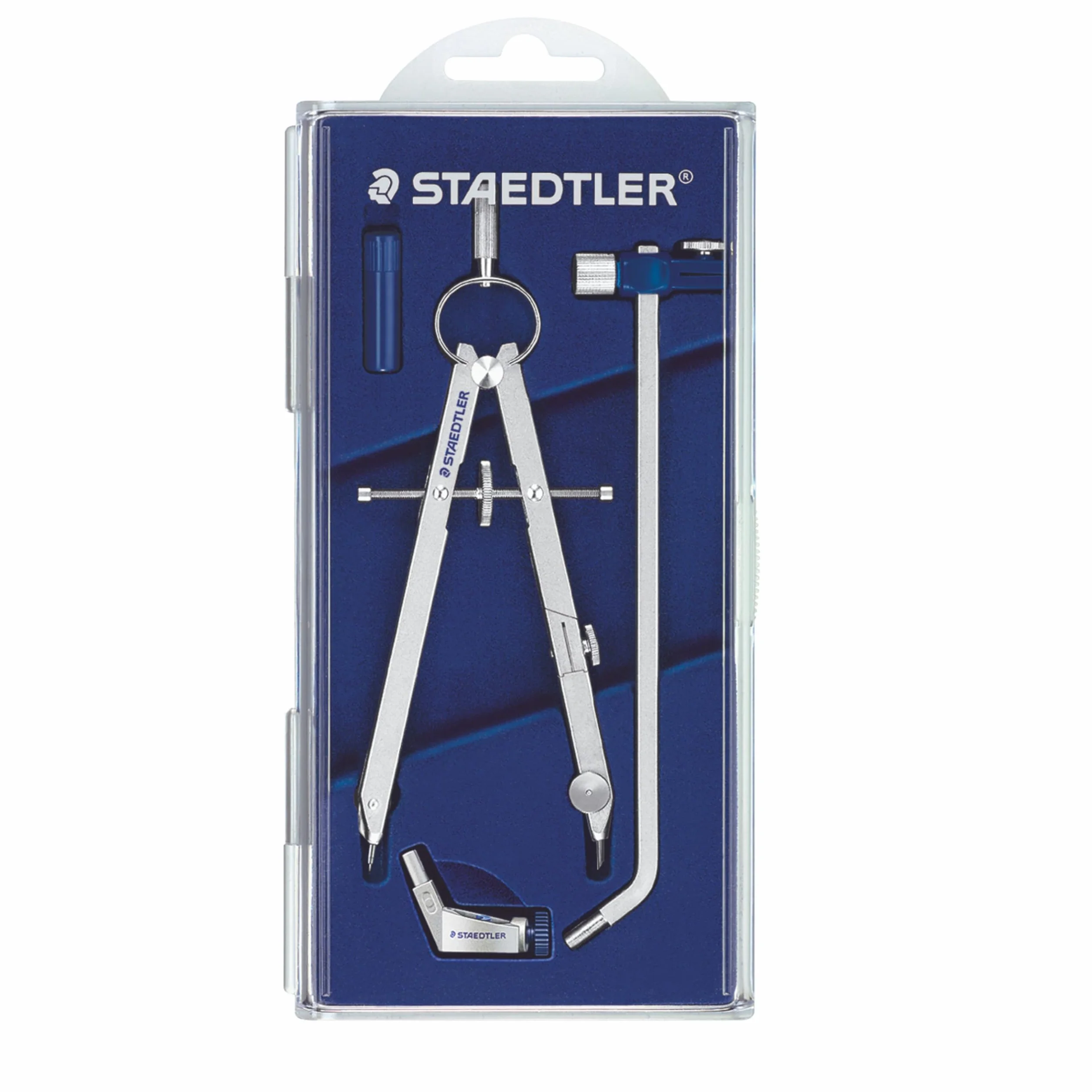 Staedtler 551 02 Compas de précision Mars Comfort avec rallonge Argenté
