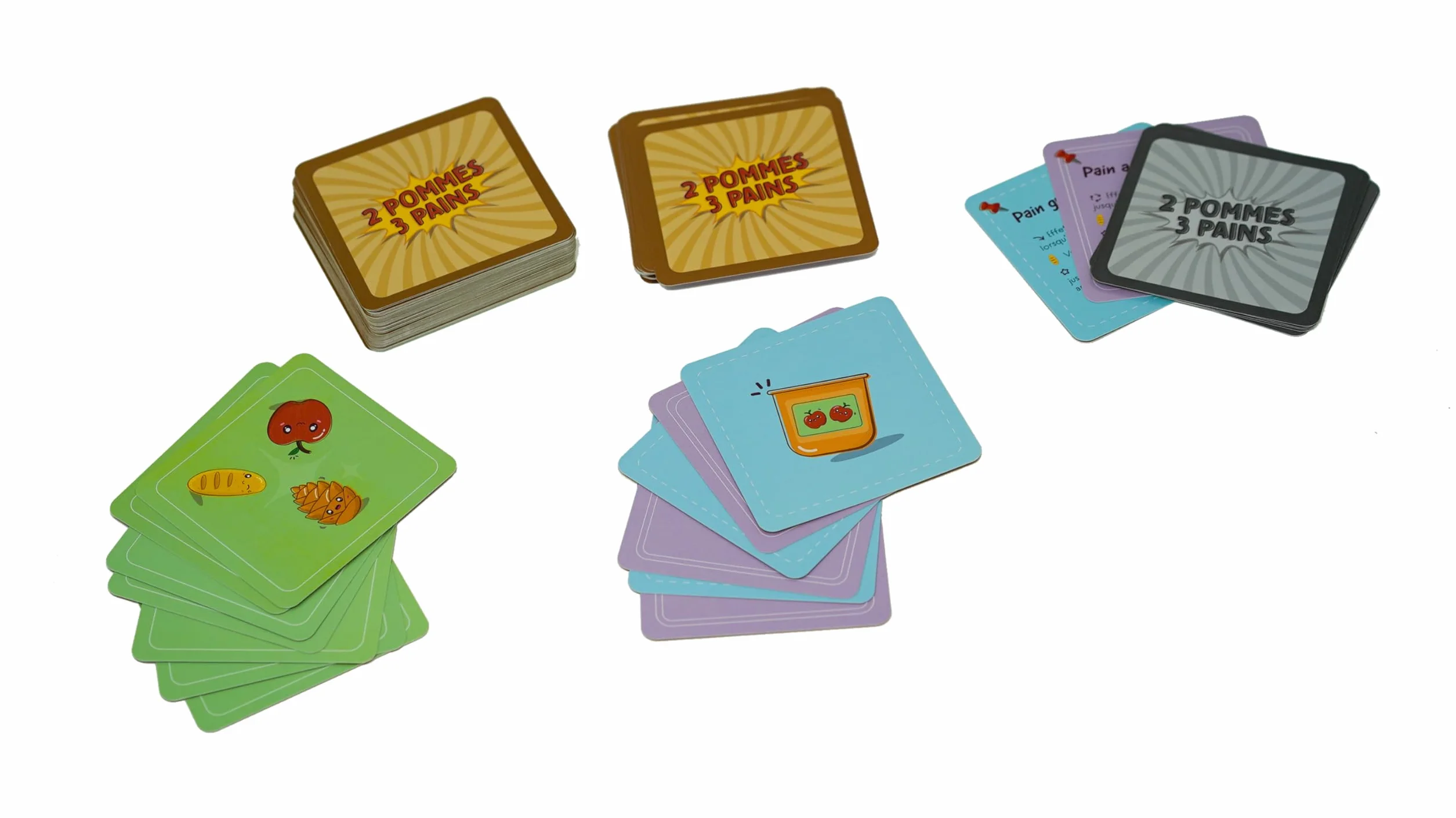 2 Pommes 3 Pains - Jeu de Société pour Famille et Amis - 2 à 6 Joueurs - Dès 8 Ans