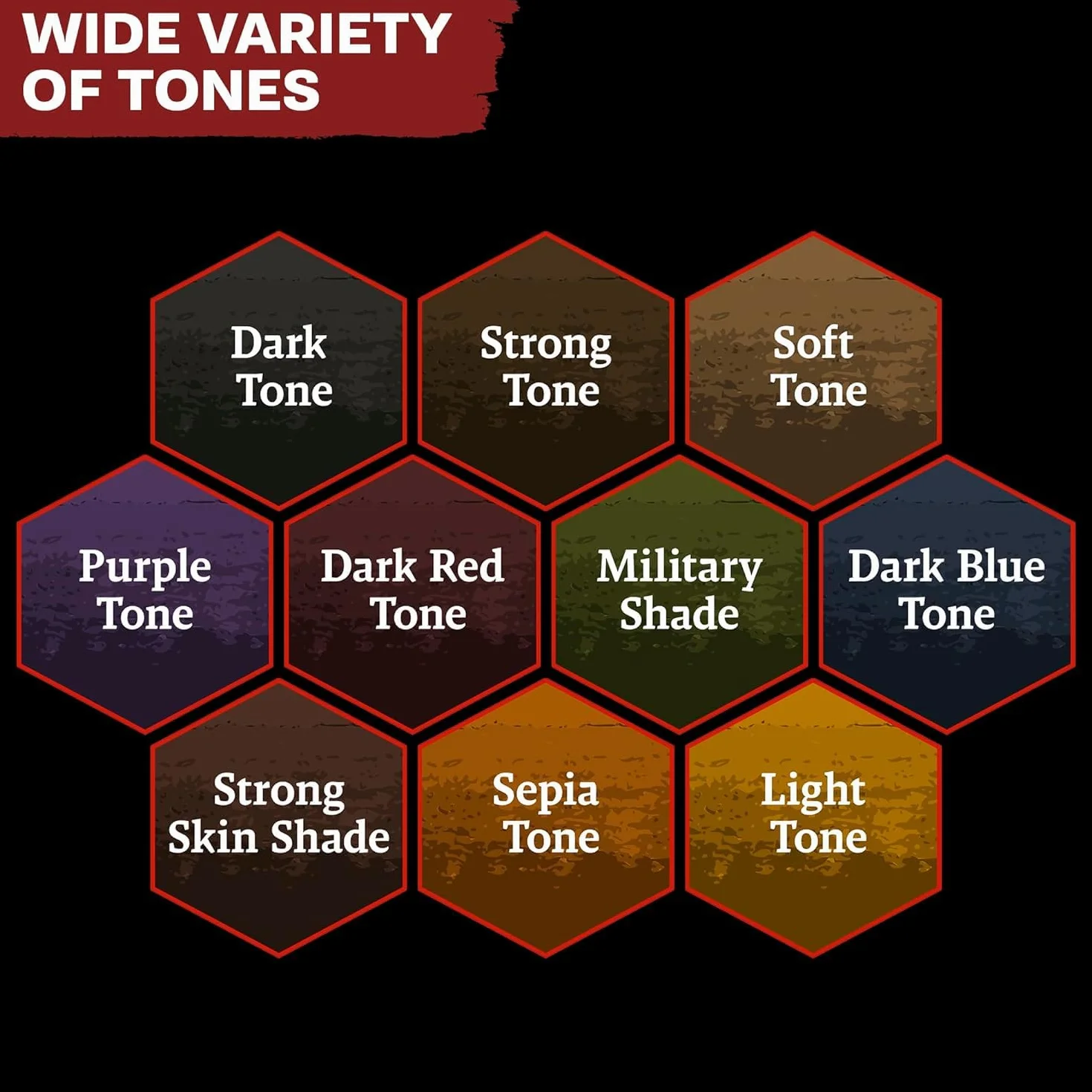 The Army Painter Warpaints Fanatic Washes Paint Set 10x18 ml Acrylic Washes for Warhammer & D&D Miniatures