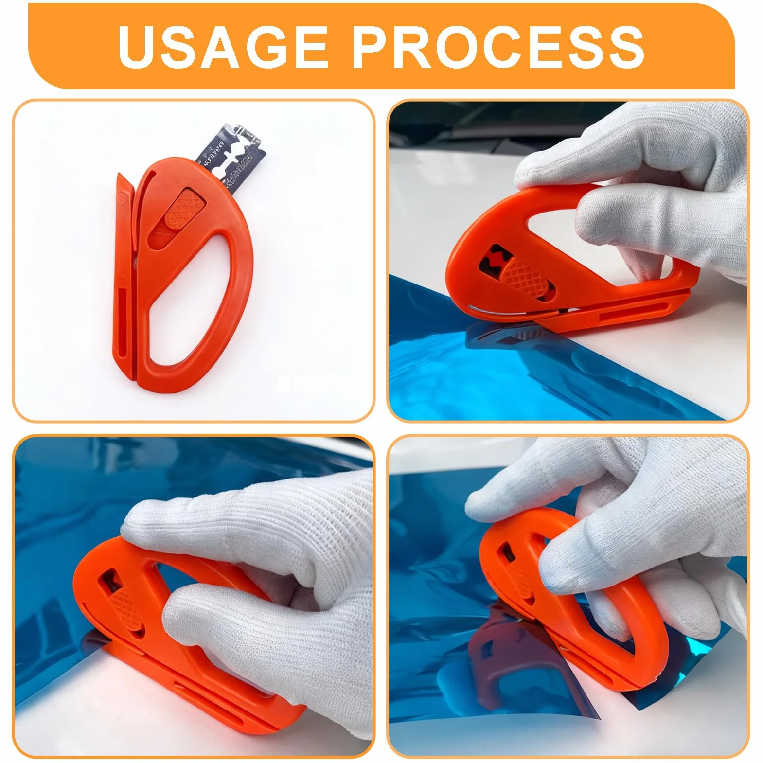 Coupe-papier d'emballage coulissant, Cutter cadeau pour rouleaux de papier plastique