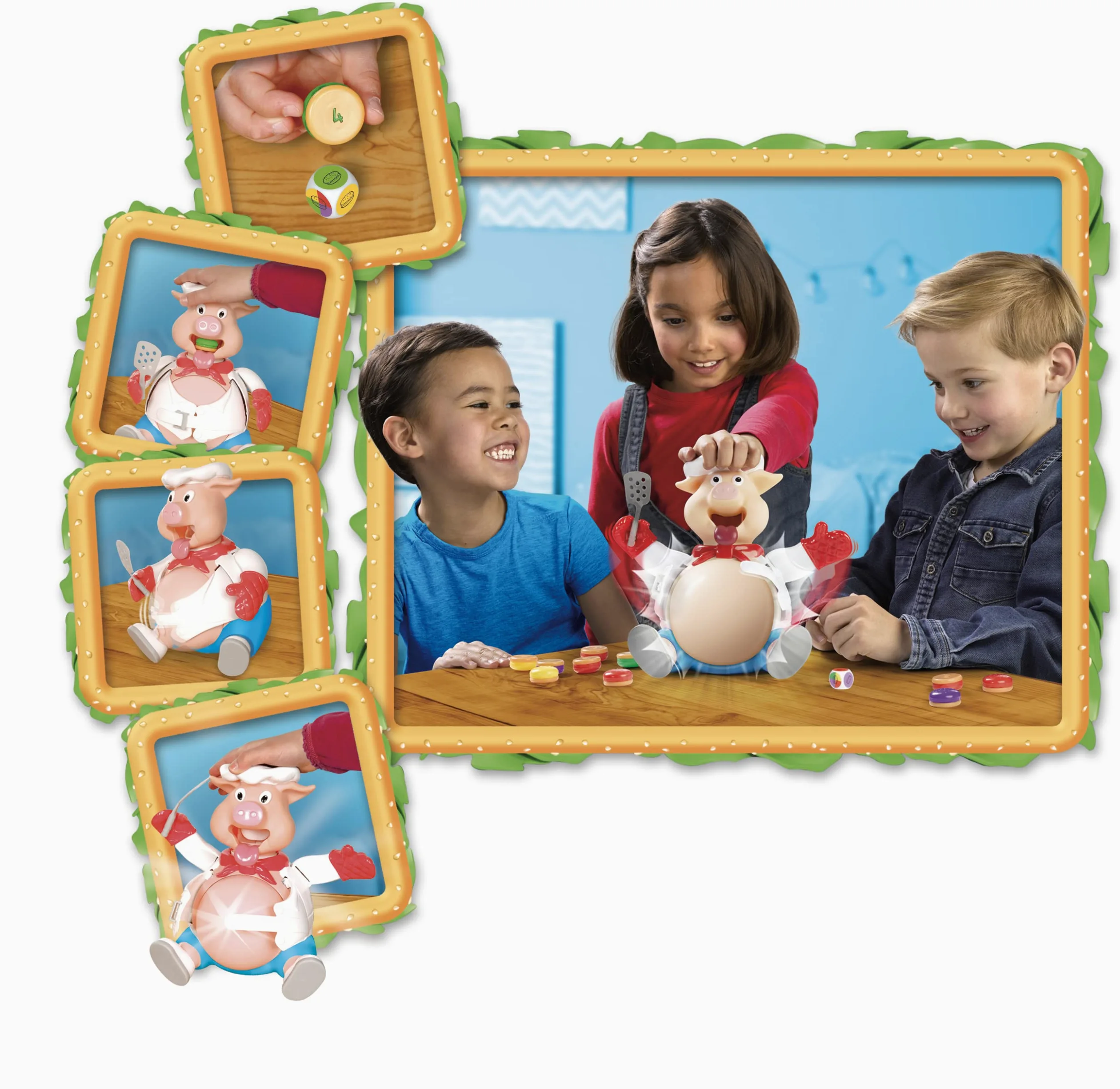 Goliath Games Pop The Pig : Jeux pour Enfants Encore Plus Grands et Meilleurs | pour 2 à 6 Joueurs | À partir de 4 Ans