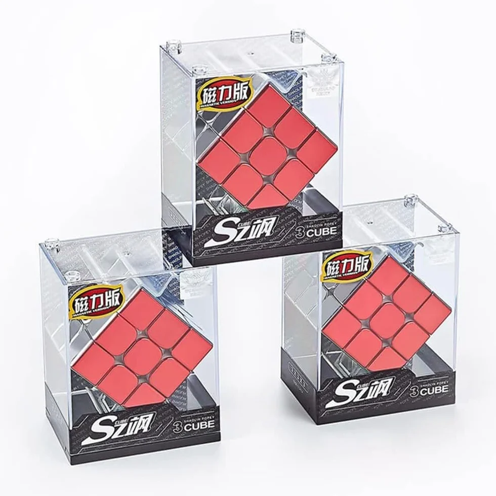 XMDCuber 3x3 Speed Cube Magnétique de Vitesse Puzzle Réfléchissant Miroir Brillant