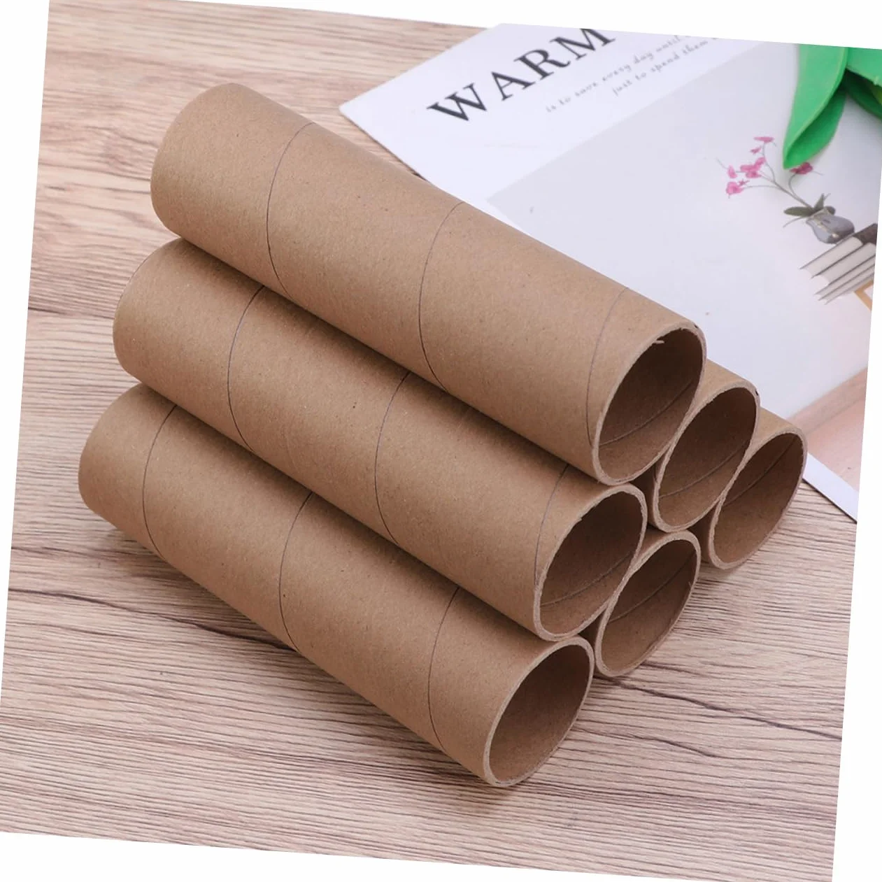 STOBOK Lot de 30 Tubes en Carton Kraft pour Affiches, Protection Résistante Paroi de 2mm